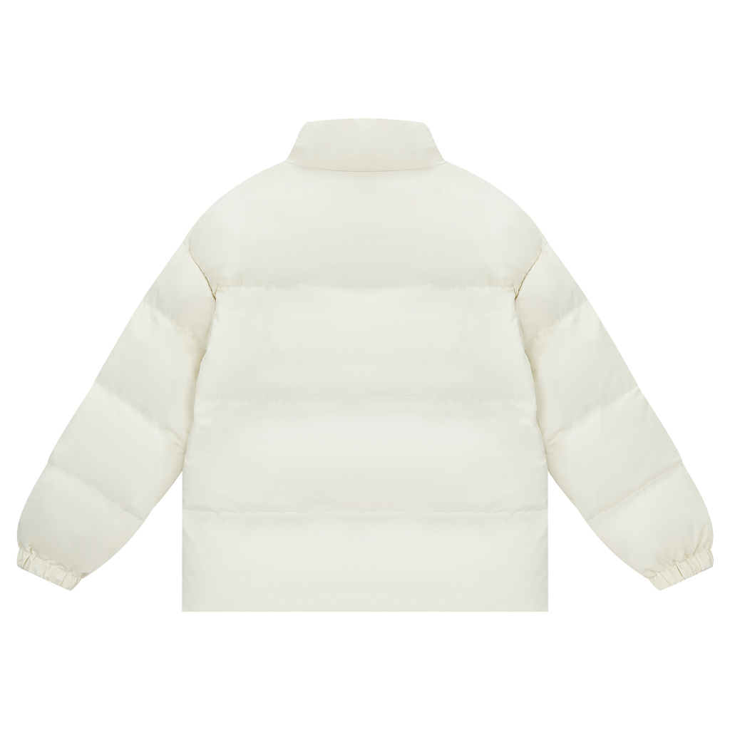 Unisex Zipper Puffer Coat HugePOD