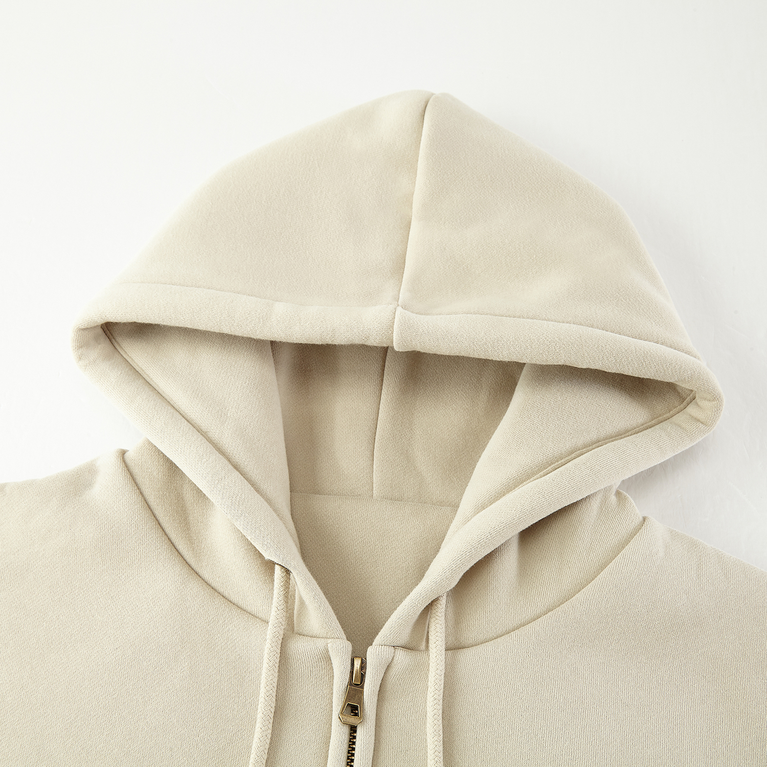 Streetwear Unisex Padded Zip Up Hoodie - Print On Demand | HugePOD-4