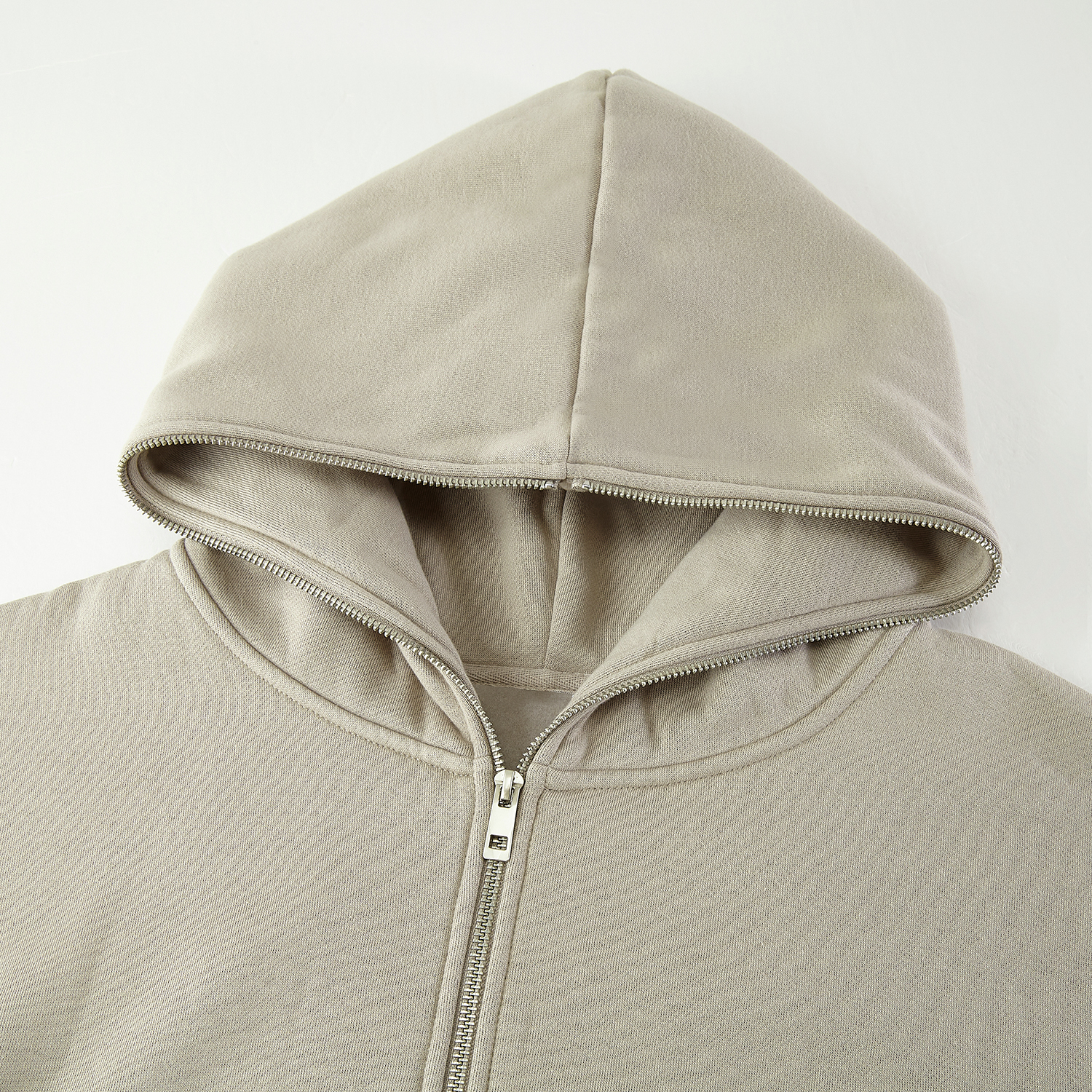 Streetwear Unisex Full Zip Fleece Hoodie - Print On Demand - Print On Demand | HugePOD-6