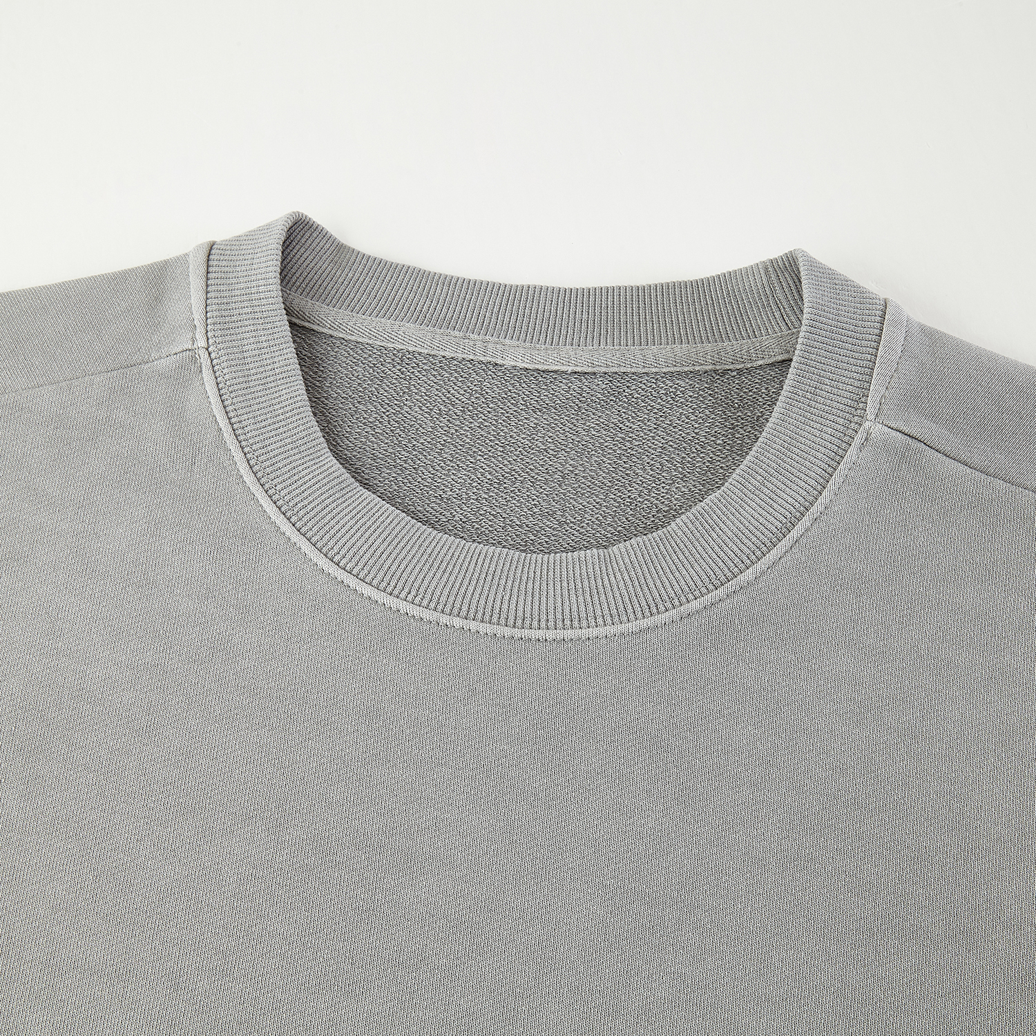 Custom Streetwear Unisex Split Hem Washed Pullover - Print On Demand | HugePOD-15