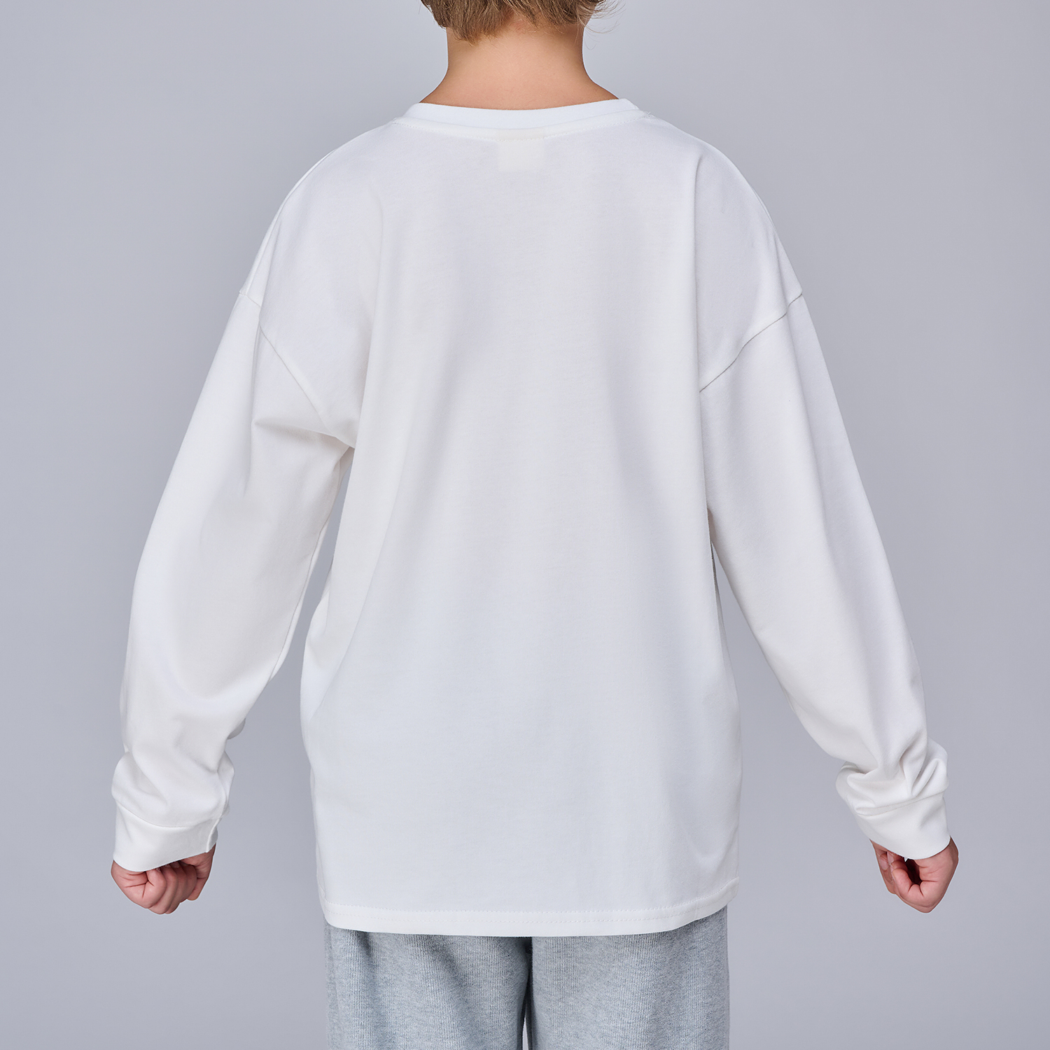 Custom All-Over Print Kids Long Sleeve T-Shirt - HugePOD-5