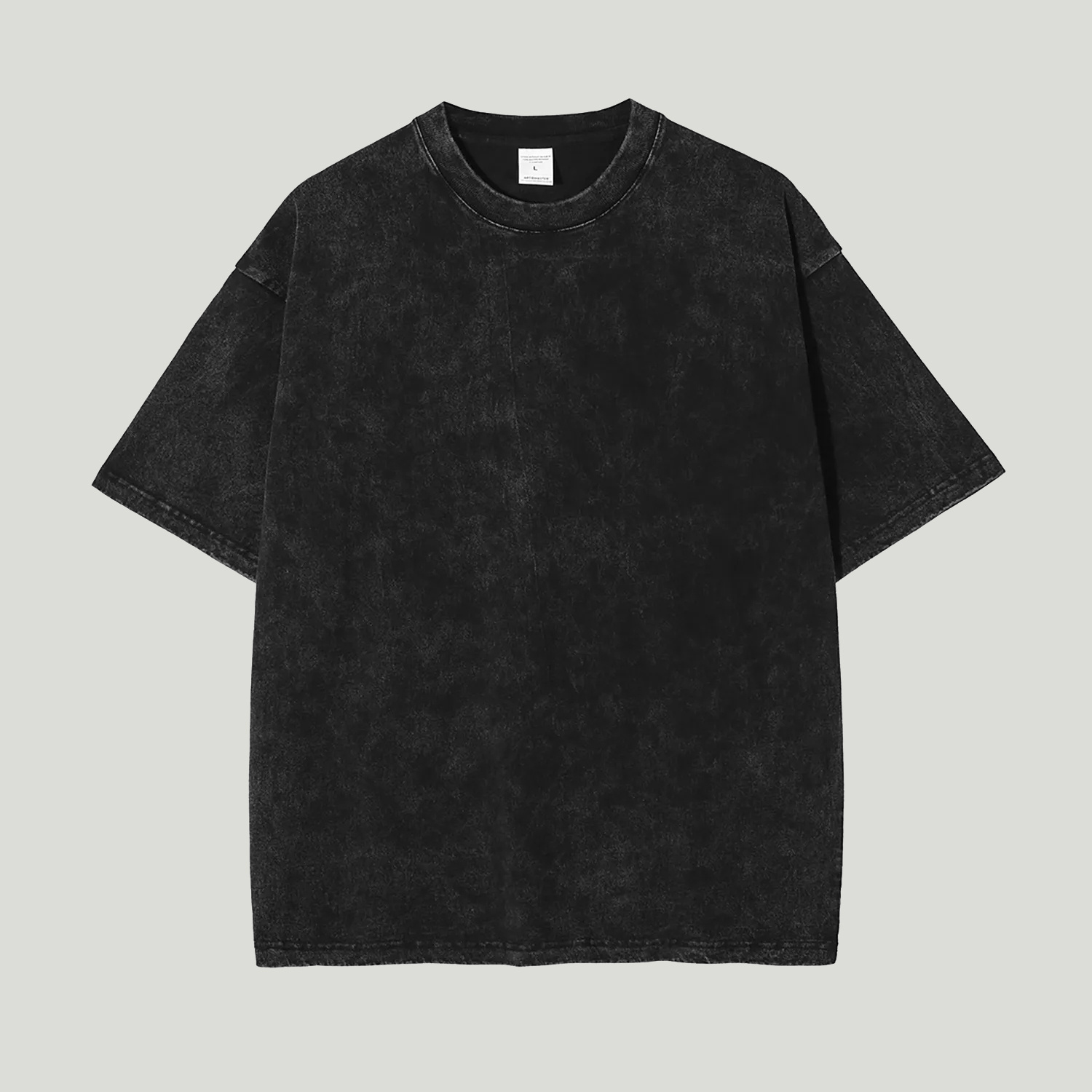 Streetwear Unisex Oversized Snow Wash T-Shirt - Print On Demand | HugePOD