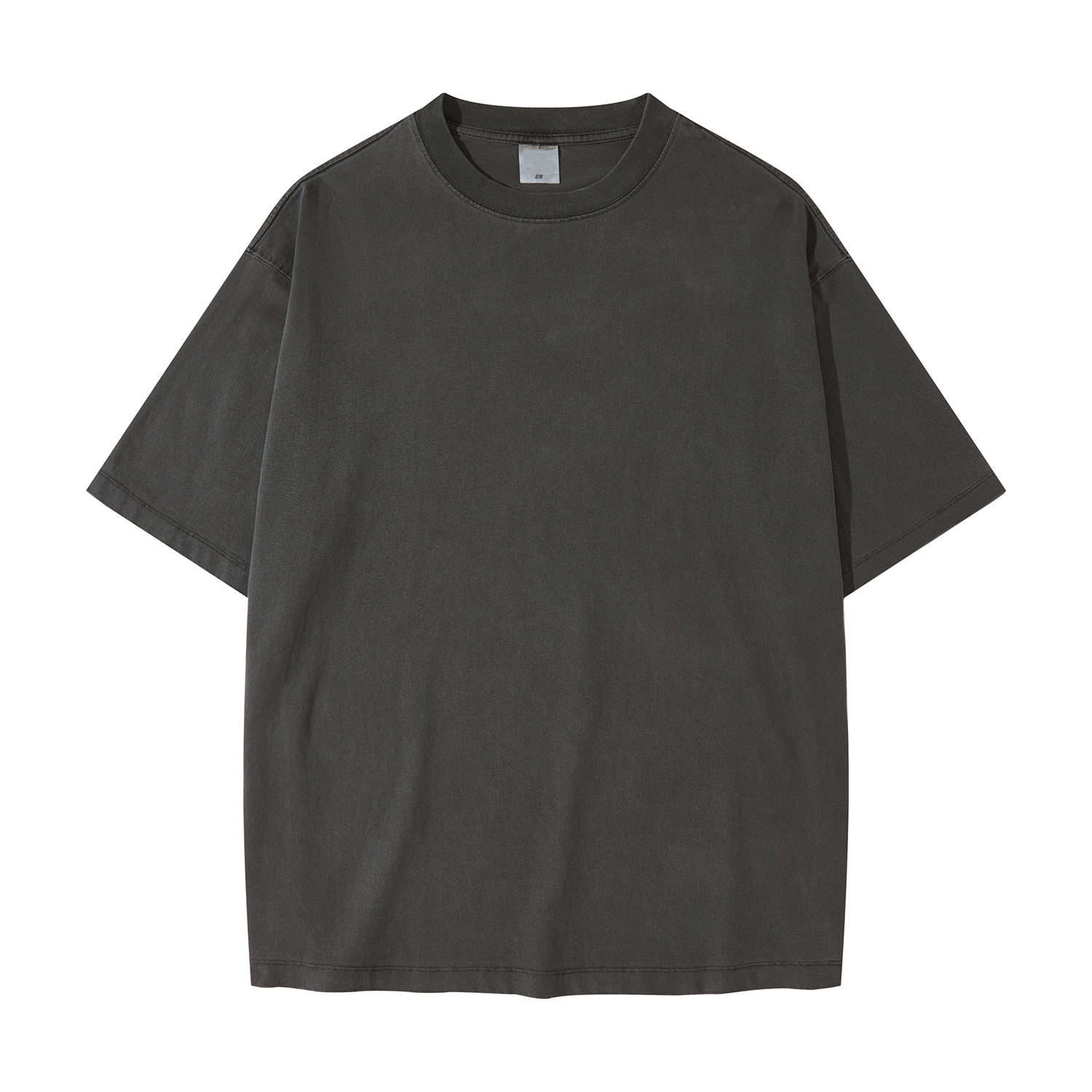 Streetwear Unisex Heavyweight Drop Shoulder Vintage Washed 100% Cotton T-Shirt - Print On Demand | HugePOD-15