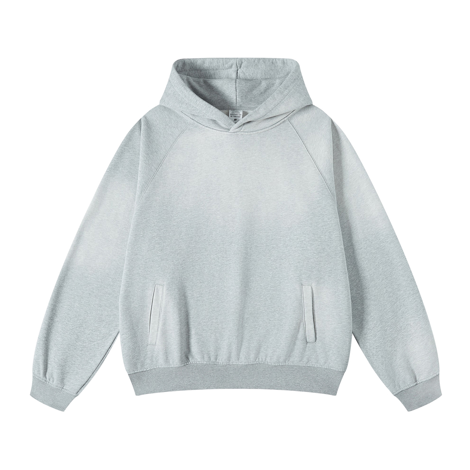 Streetwear Unisex Ombre Washed Effect Colored Hoodie - Print On Demand-5