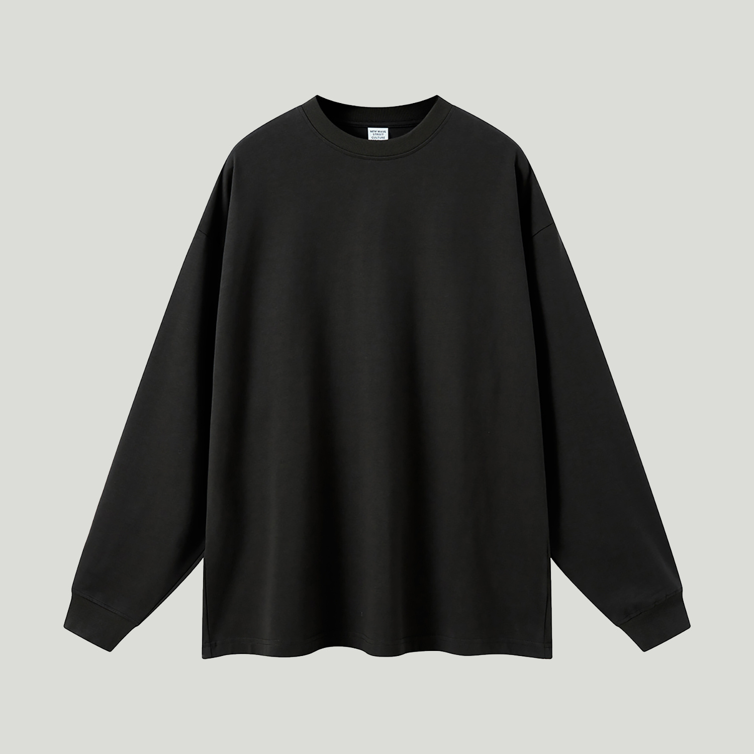 Streetwear 305g FOG 100% Cotton Long Sleeve Tee