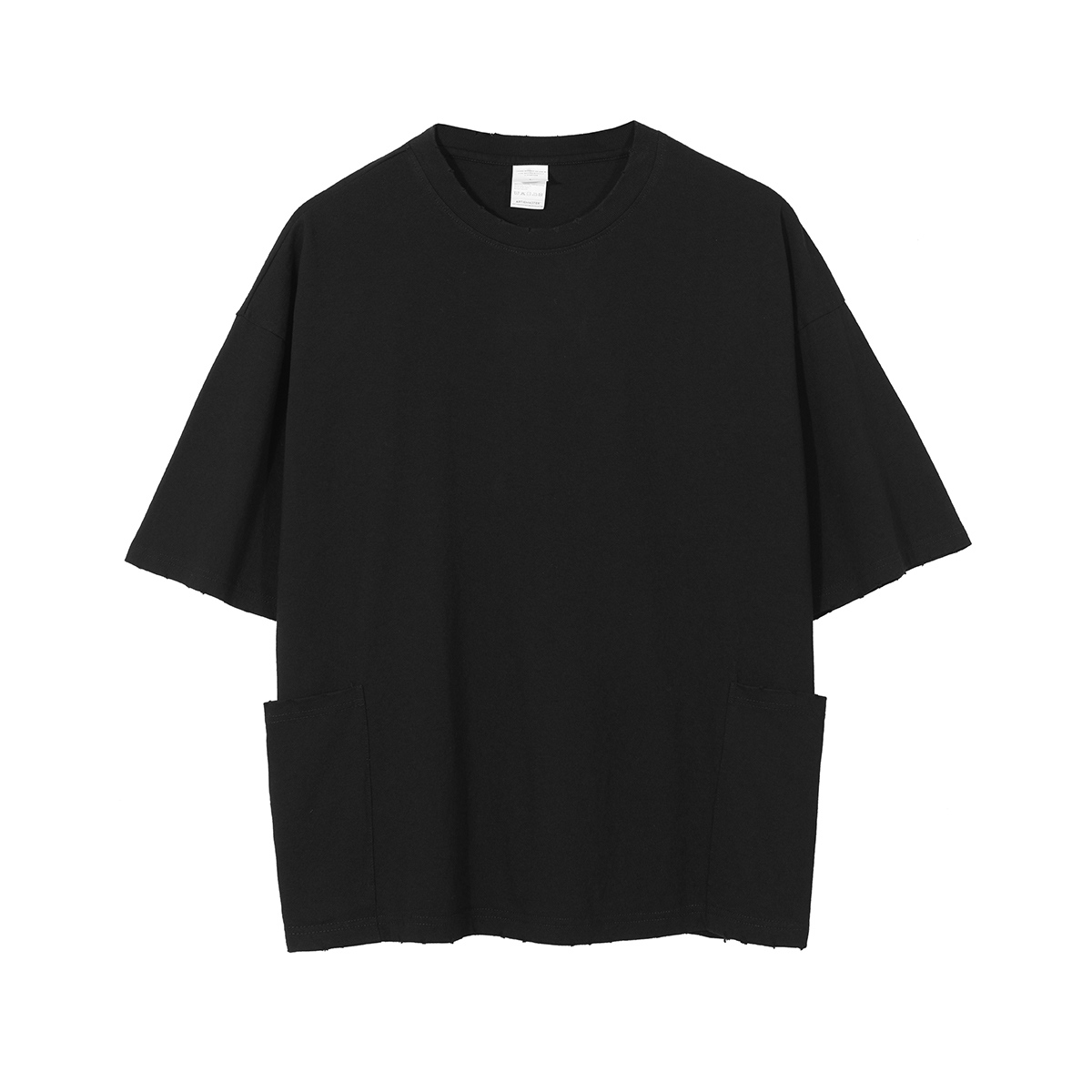 Streetwear Unisex Side Pockets T-shirt - Print On Demand | HugePOD-12