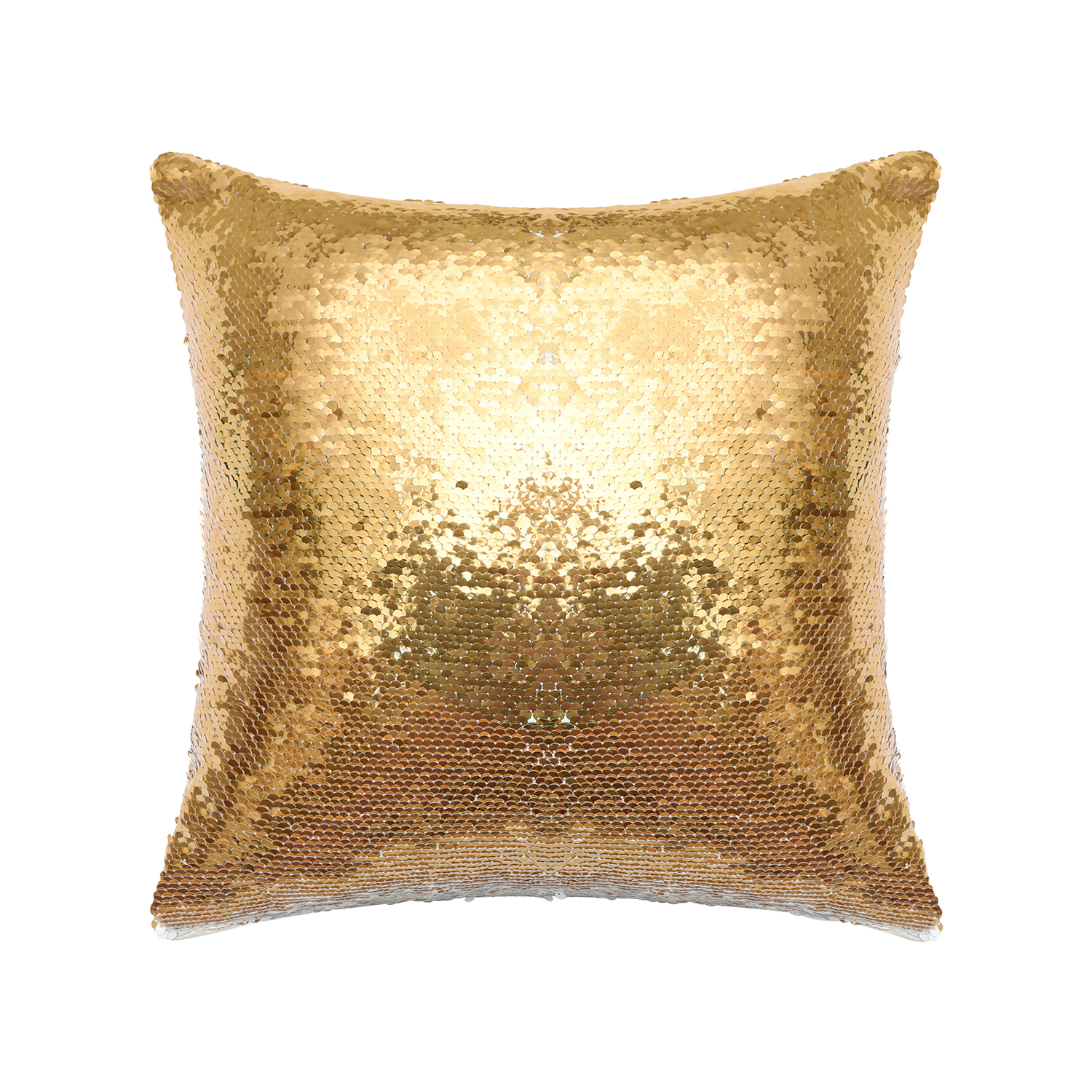 Golden Sequin Cushion Cover Without Filler | HugePOD-6