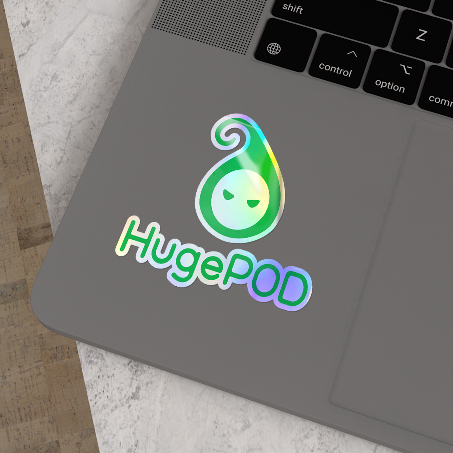 Holographic Kiss-Cut Stickers | 2pcs | HugePOD-3