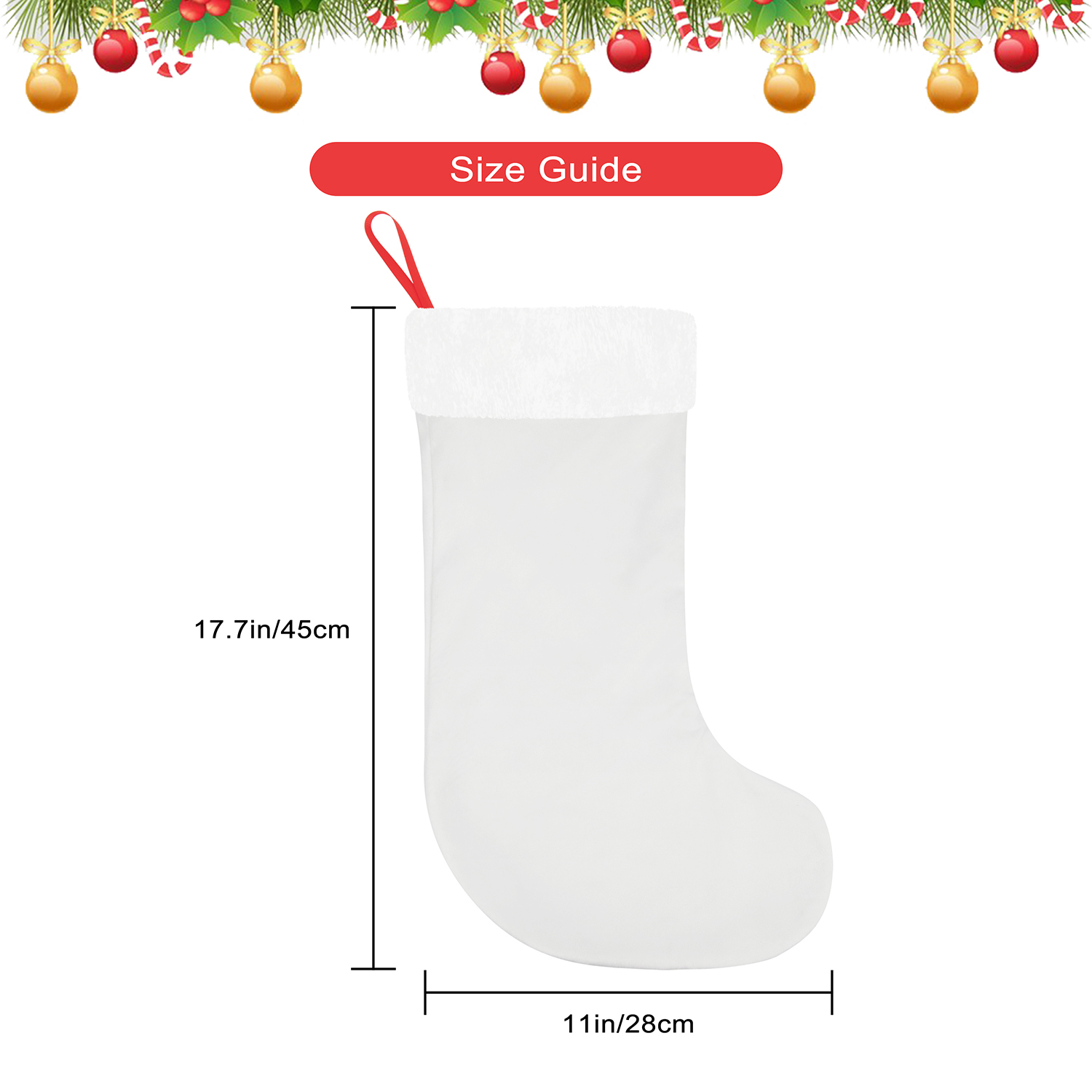 Custom All-Over Print Christmas Socks Decorations | HugePOD-5