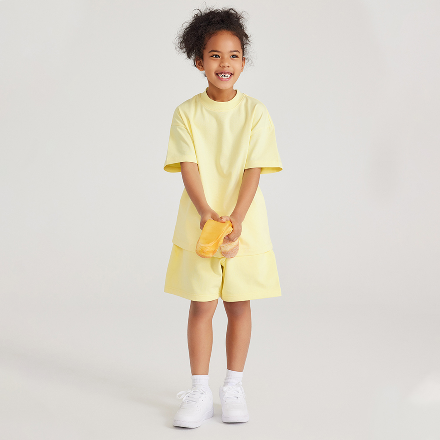 Streetwear Kids Heavyweight Earth Tone FOG 100% Cotton T-Shirt - Print On Demand | HugePOD-8