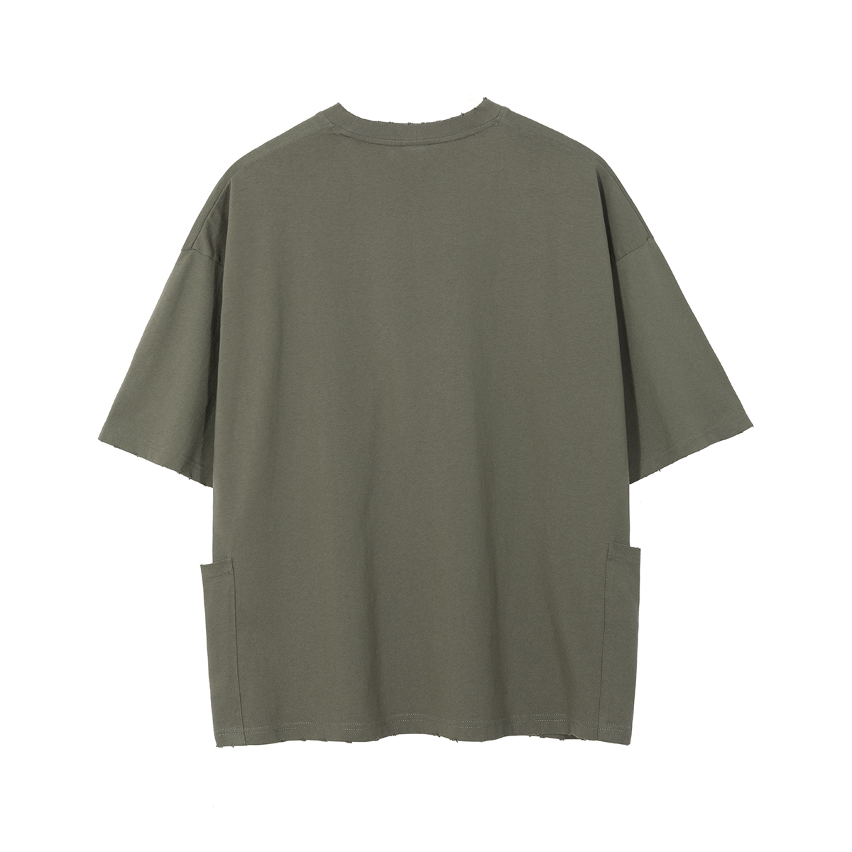 Streetwear Unisex Side Pockets T-shirt - Print On Demand | HugePOD-7