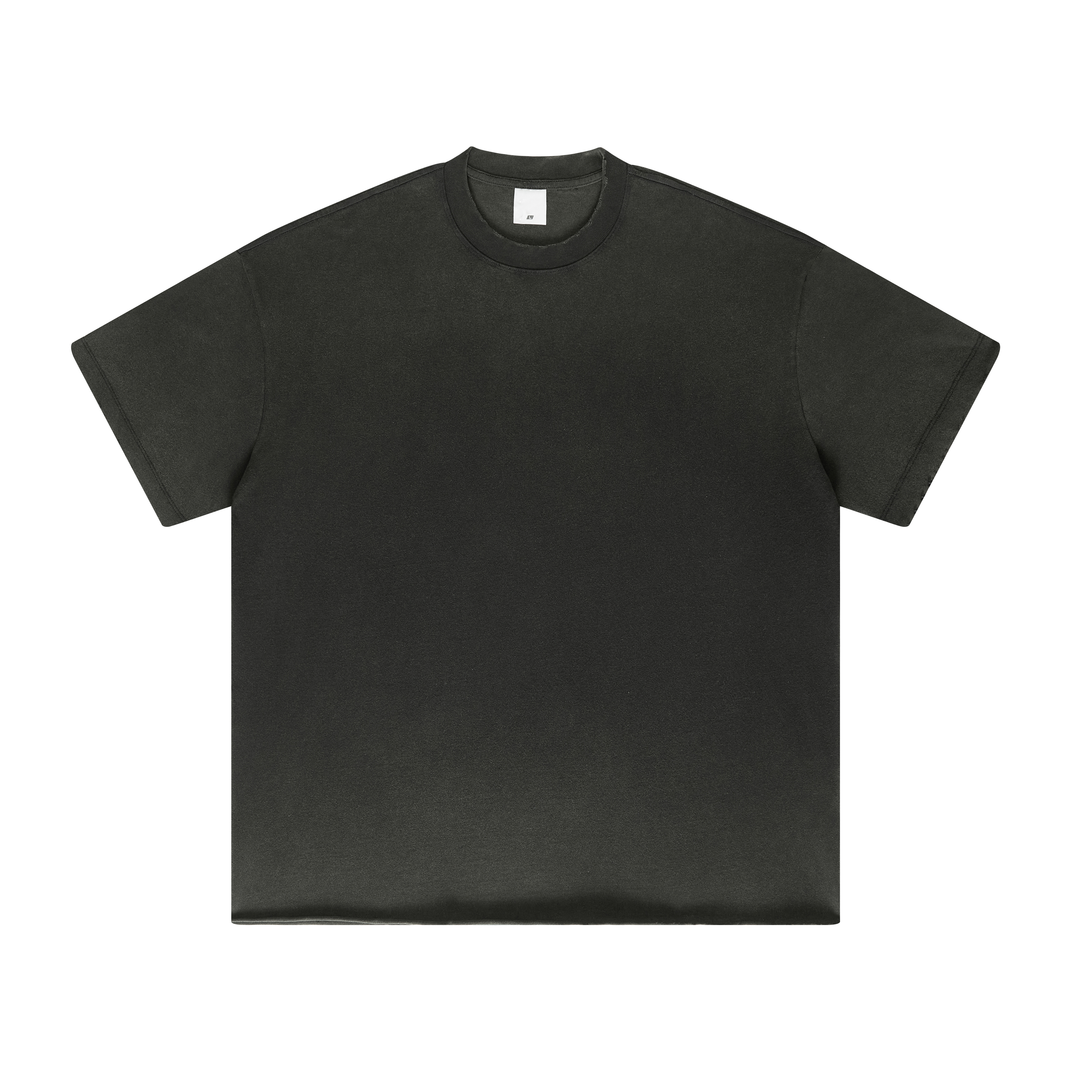 Streetwear Unisex Washed Out Loose T-Shirt With Frayed Edges- Print On Demand | HuygePOD-12