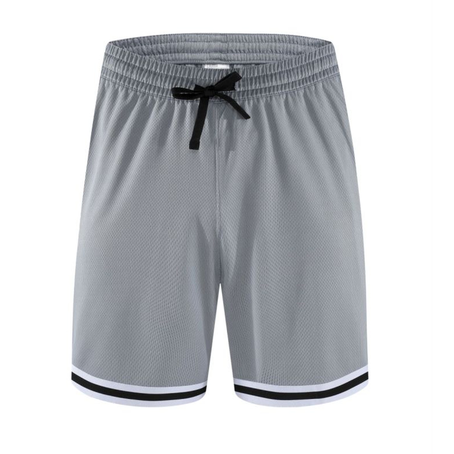 Classic Hem Stripe Basketball Shorts - 160 GSM