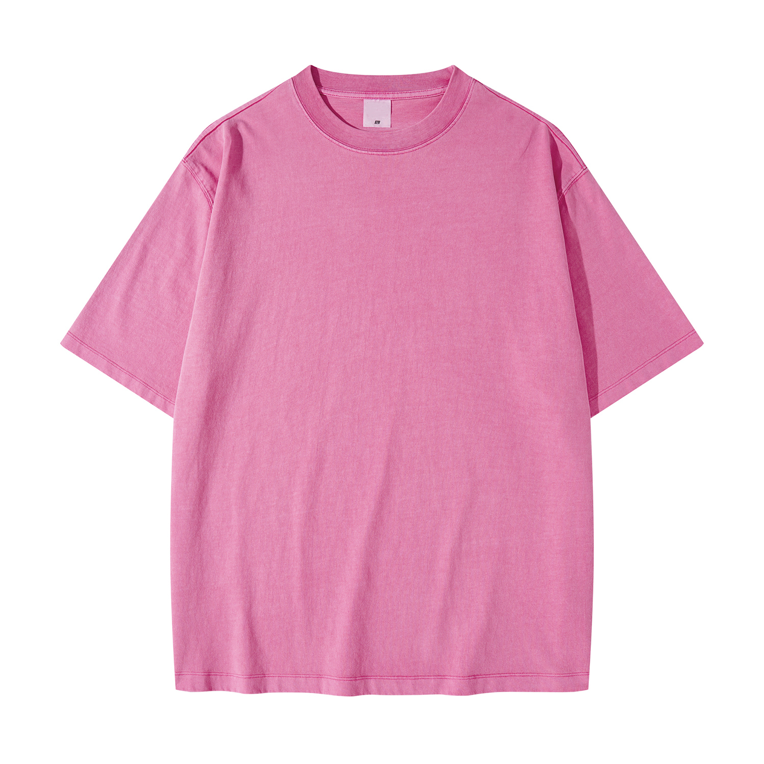 Streetwear Unisex Heavyweight Drop Shoulder Vintage Washed 100% Cotton T-Shirt - Print On Demand | HugePOD-10