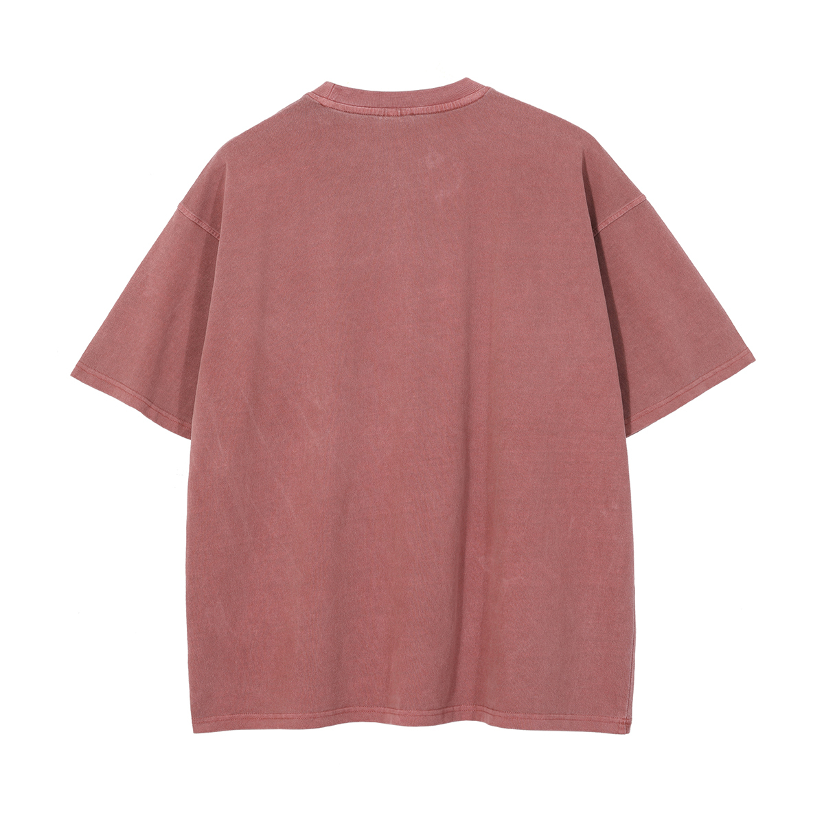 Streetwear Unisex Drop Shoulder Stone Wash T-Shirt - Print on Demand | HugePOD-16