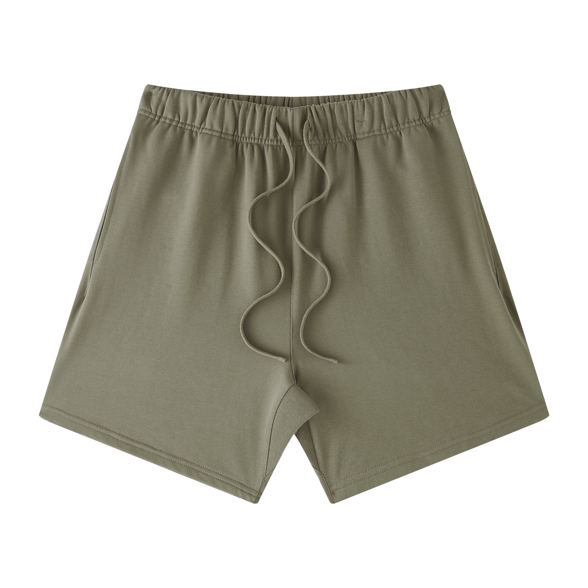 Streetwear Unisex Basic Earth Tone Loose Fit Shorts - Print On Demand | HugePOD-7
