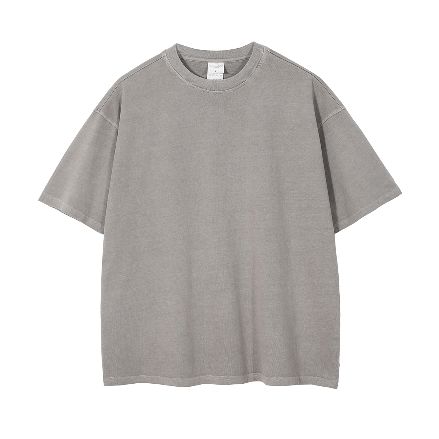Streetwear Unisex Drop Shoulder Stone Wash T-Shirt - Print on Demand | HugePOD-11