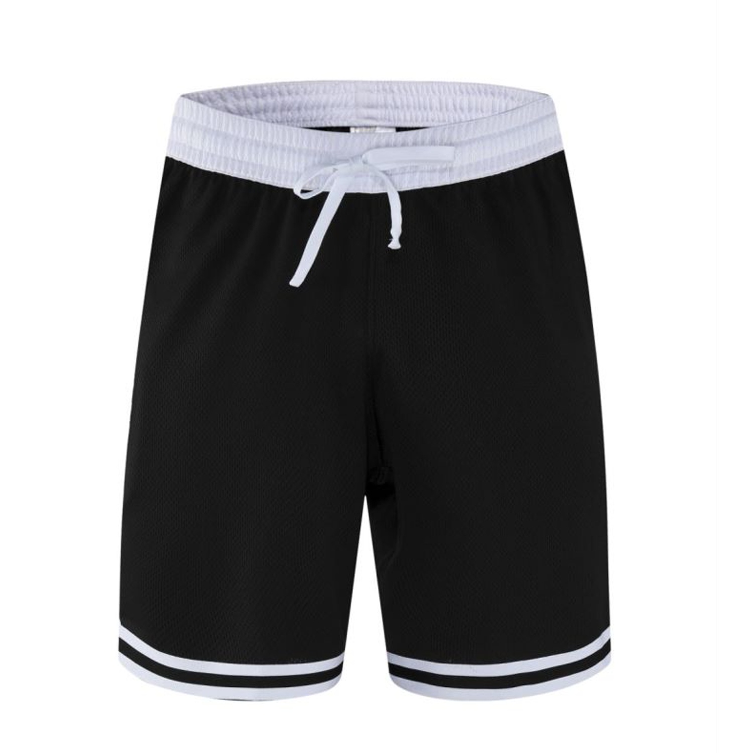 Classic Hem Stripe Basketball Shorts - 160 GSM