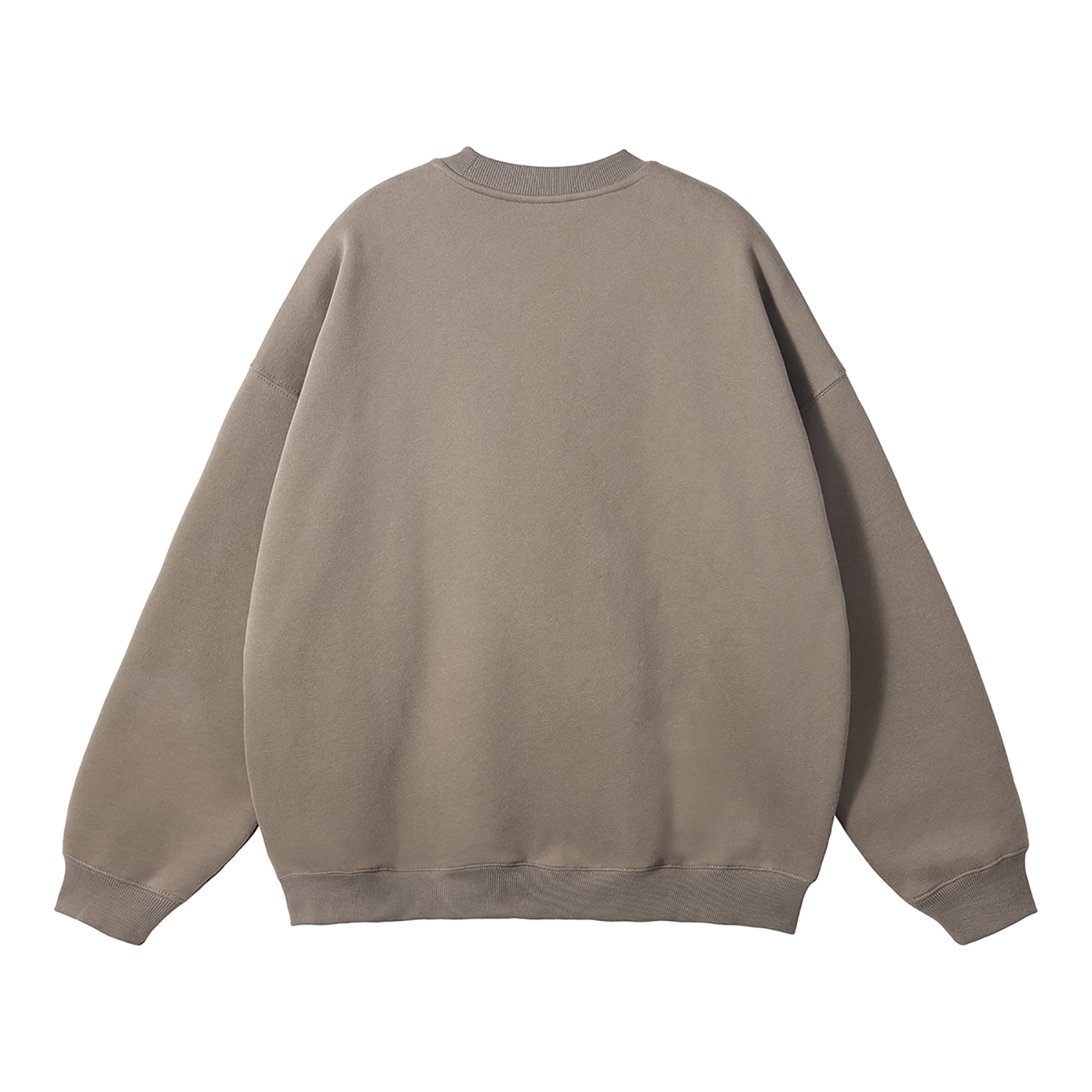 Streetwear Solid Color Fleece Pullover - Print On Demand-24