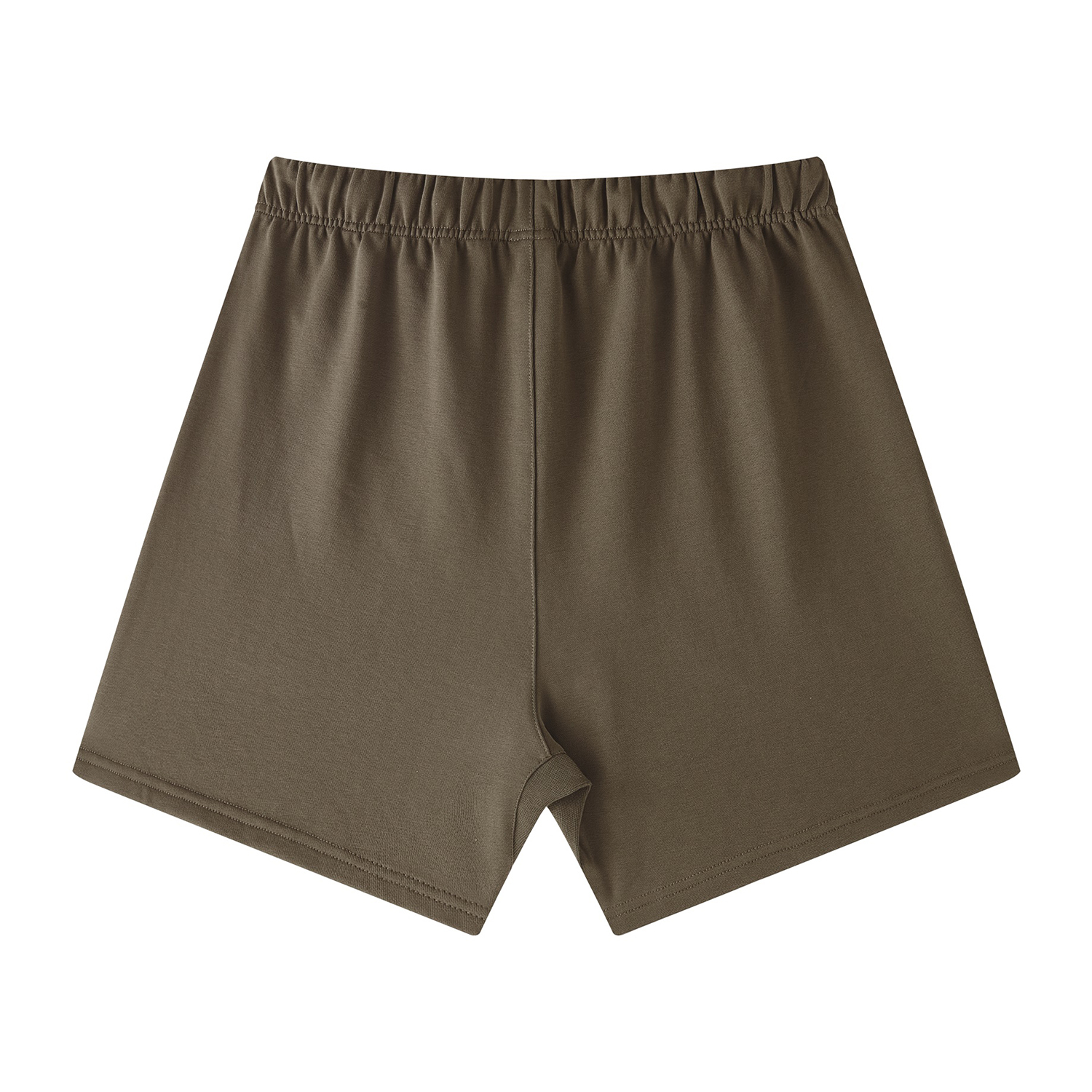Streetwear Unisex Basic Earth Tone Loose Fit FOG 100% Cotton Shorts - Print On Demand | HugePOD-18