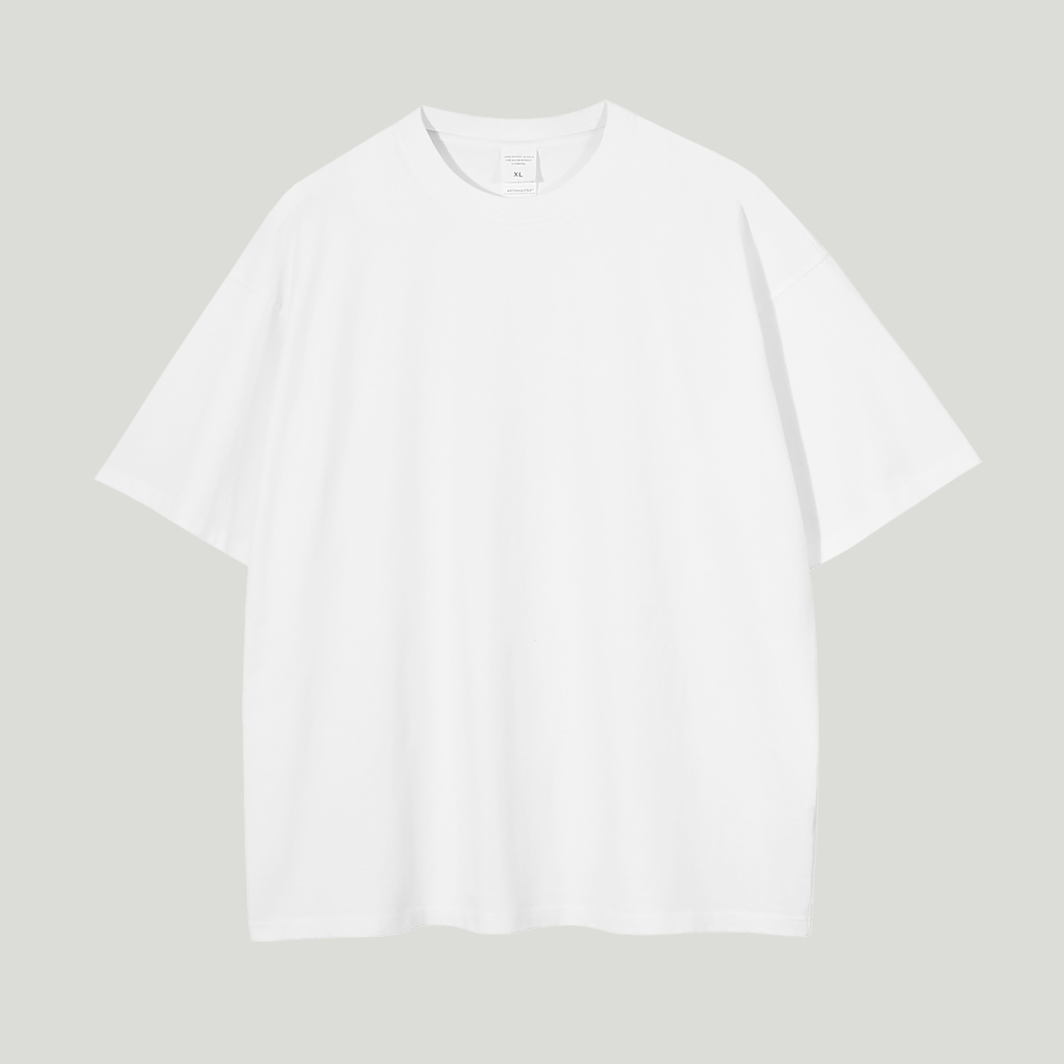 Streetwear Unisex Drop Shoulder Stone Wash 100% Cotton T-Shirt - Print on Demand | HugePOD