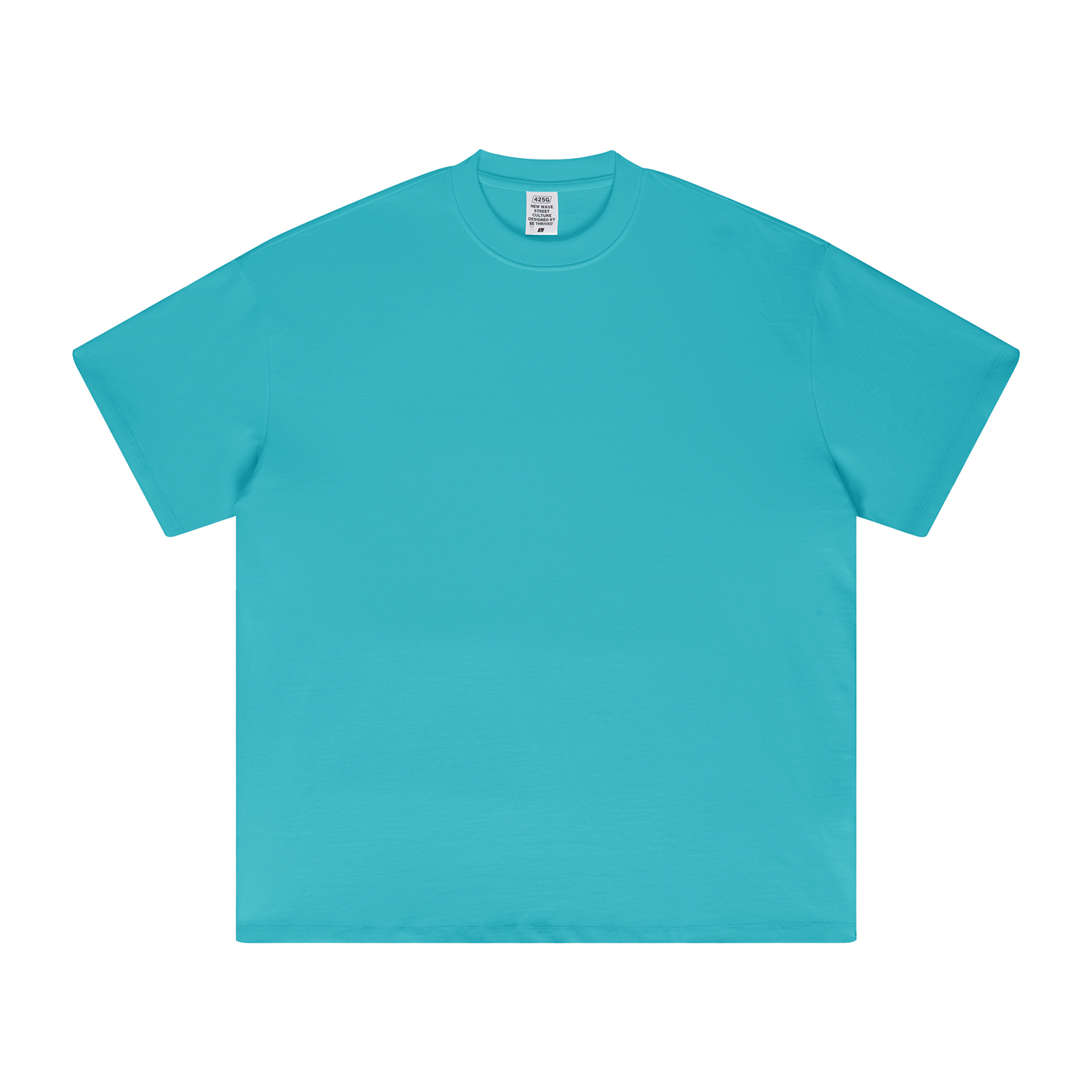 Streetwear Unisex 425g Heavyweight Solid Color Drop-shoulder Loose T Shirt | HugePOD-20