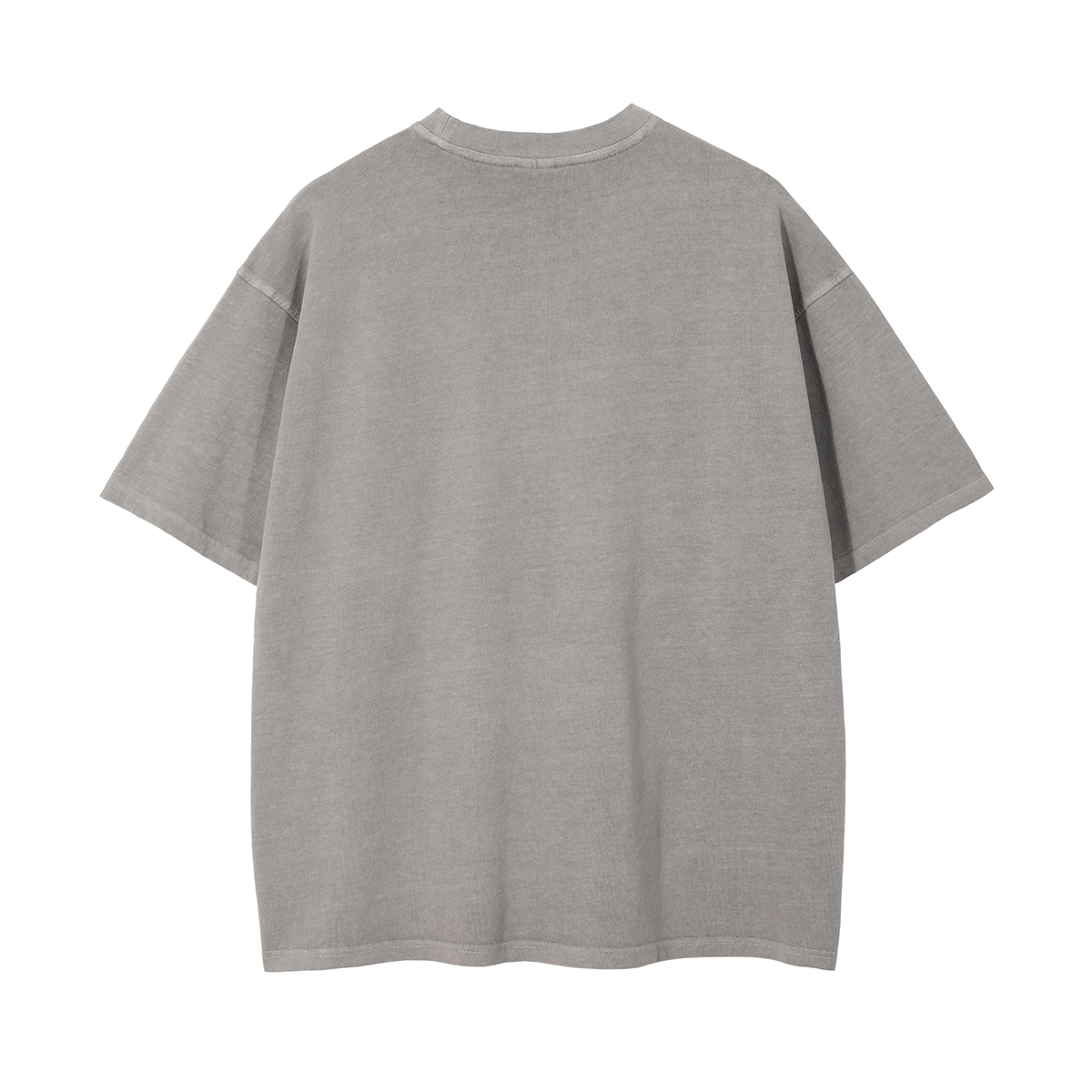 Streetwear Unisex Drop Shoulder Stone Wash T-Shirt - Print on Demand | HugePOD-8