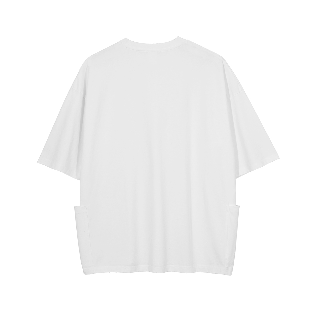 Streetwear Unisex Side Pockets T-shirt - Print On Demand | HugePOD-5