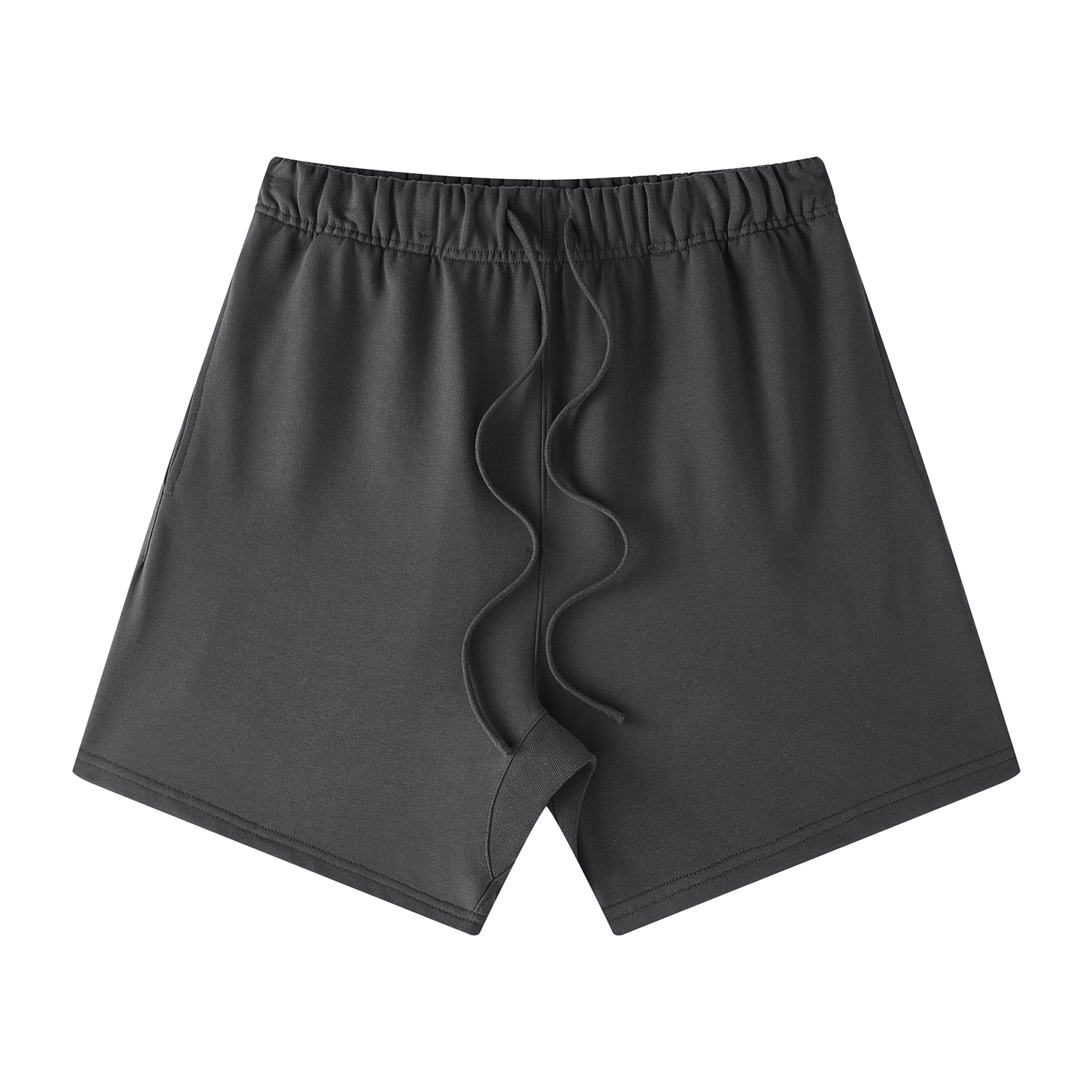 Streetwear Unisex Basic Earth Tone Loose Fit FOG 100% Cotton Shorts - Print On Demand | HugePOD-20