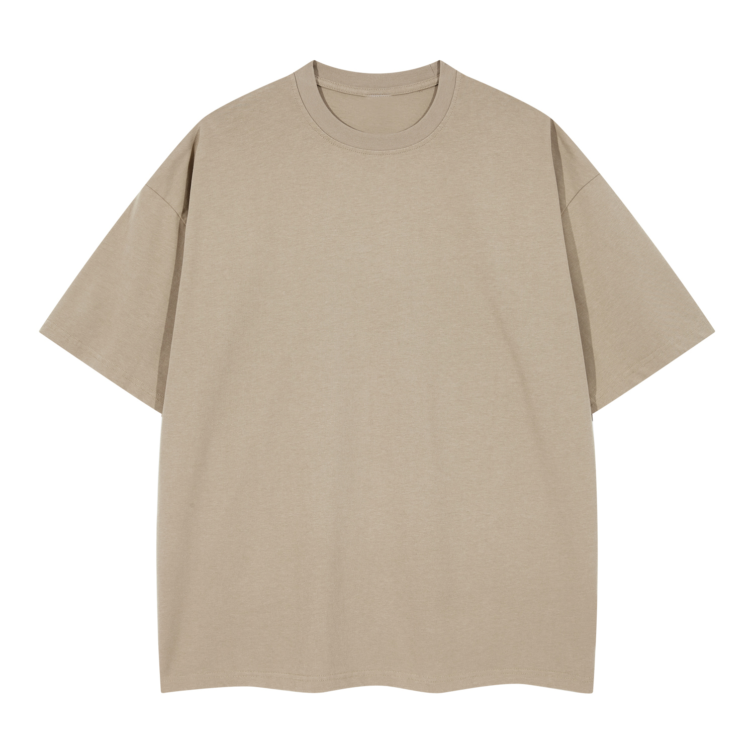 Streetwear Unisex  Earth Tone Loose Fit FOG 100% Cotton T-Shirt | HugePOD-11