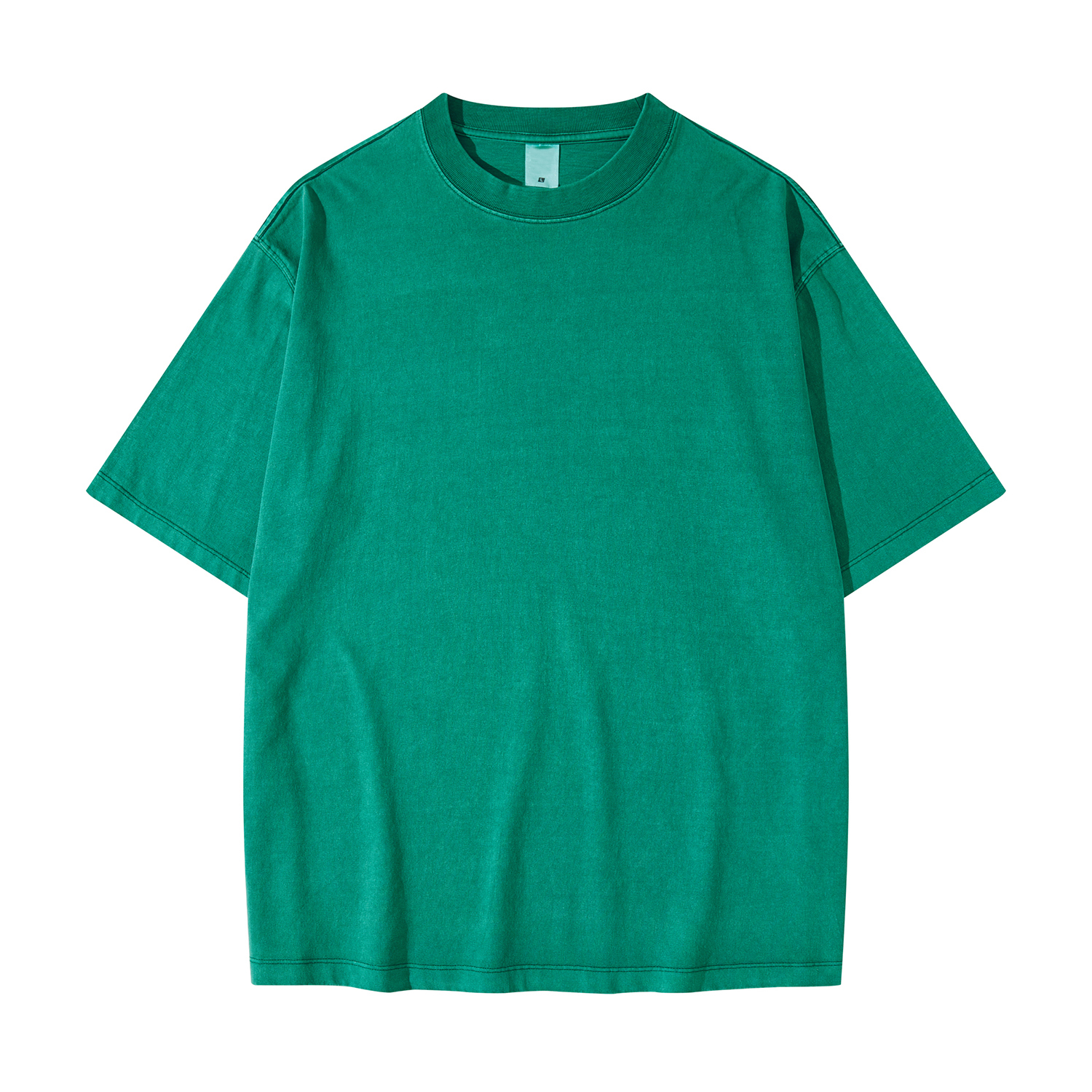 Streetwear Unisex Heavyweight Drop Shoulder Vintage Washed 100% Cotton T-Shirt - Print On Demand | HugePOD-13