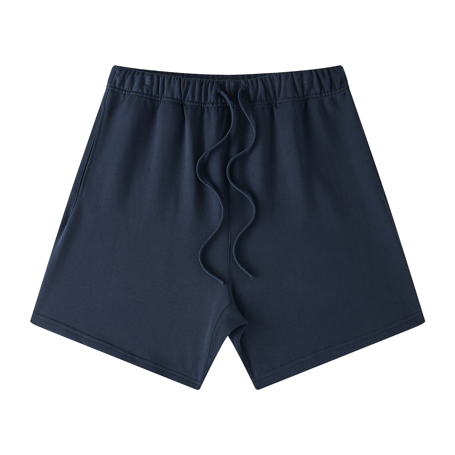 Streetwear Unisex Basic Earth Tone Loose Fit FOG 100% Cotton Shorts - Print On Demand | HugePOD-23