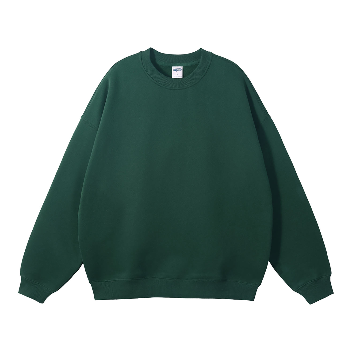 Streetwear Solid Color Fleece Pullover - Print On Demand-33