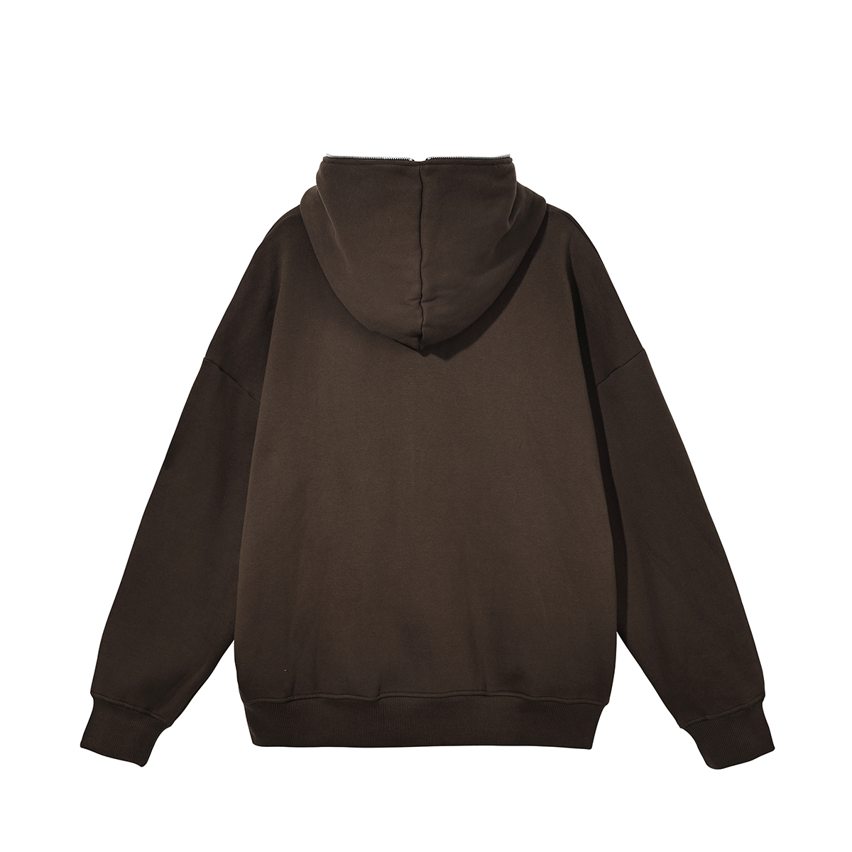 Streetwear Unisex Full Zip Fleece Hoodie - Print On Demand - Print On Demand | HugePOD-5