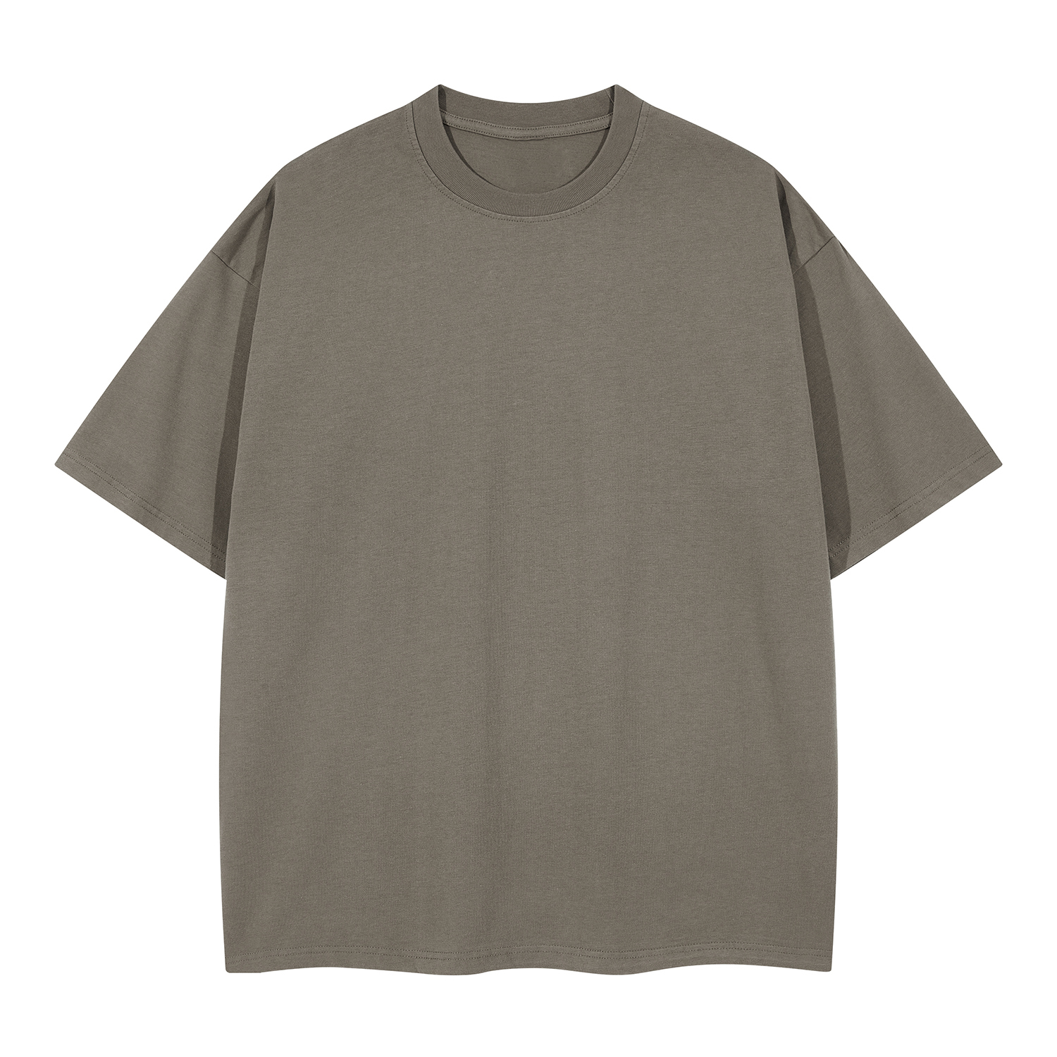 Streetwear Unisex  Earth Tone Loose Fit FOG 100% Cotton T-Shirt | HugePOD-15