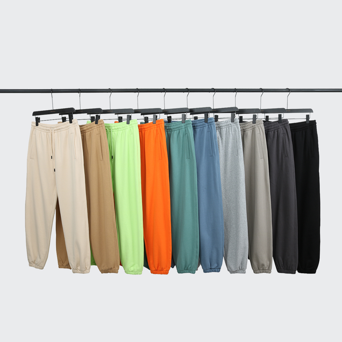 Streetwear Unisex Solid Basic Joggers - Print On Demand | HugePOD-14