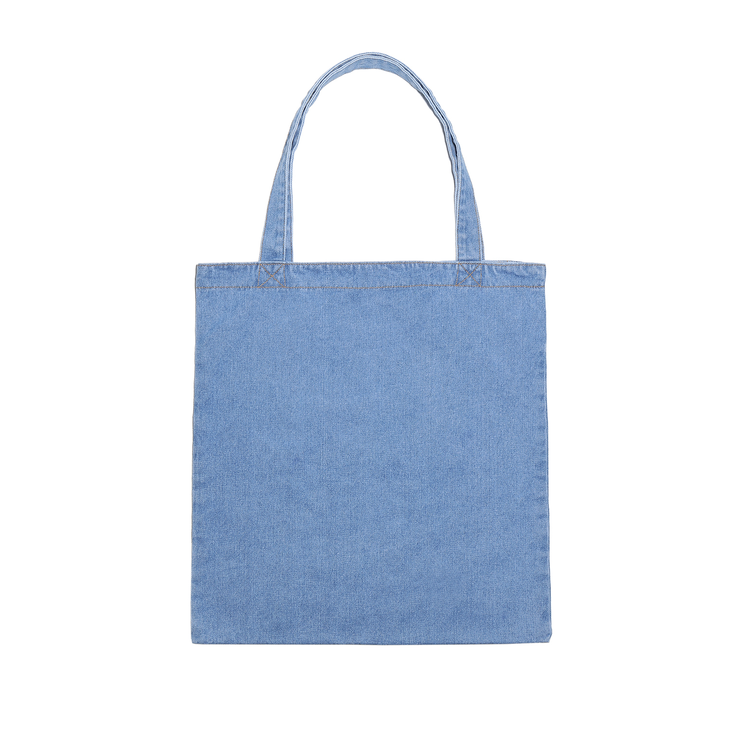 Custom Streetwear Denim Tote Bag for Daily Casual and Outdoor Use - Print On Demand-1