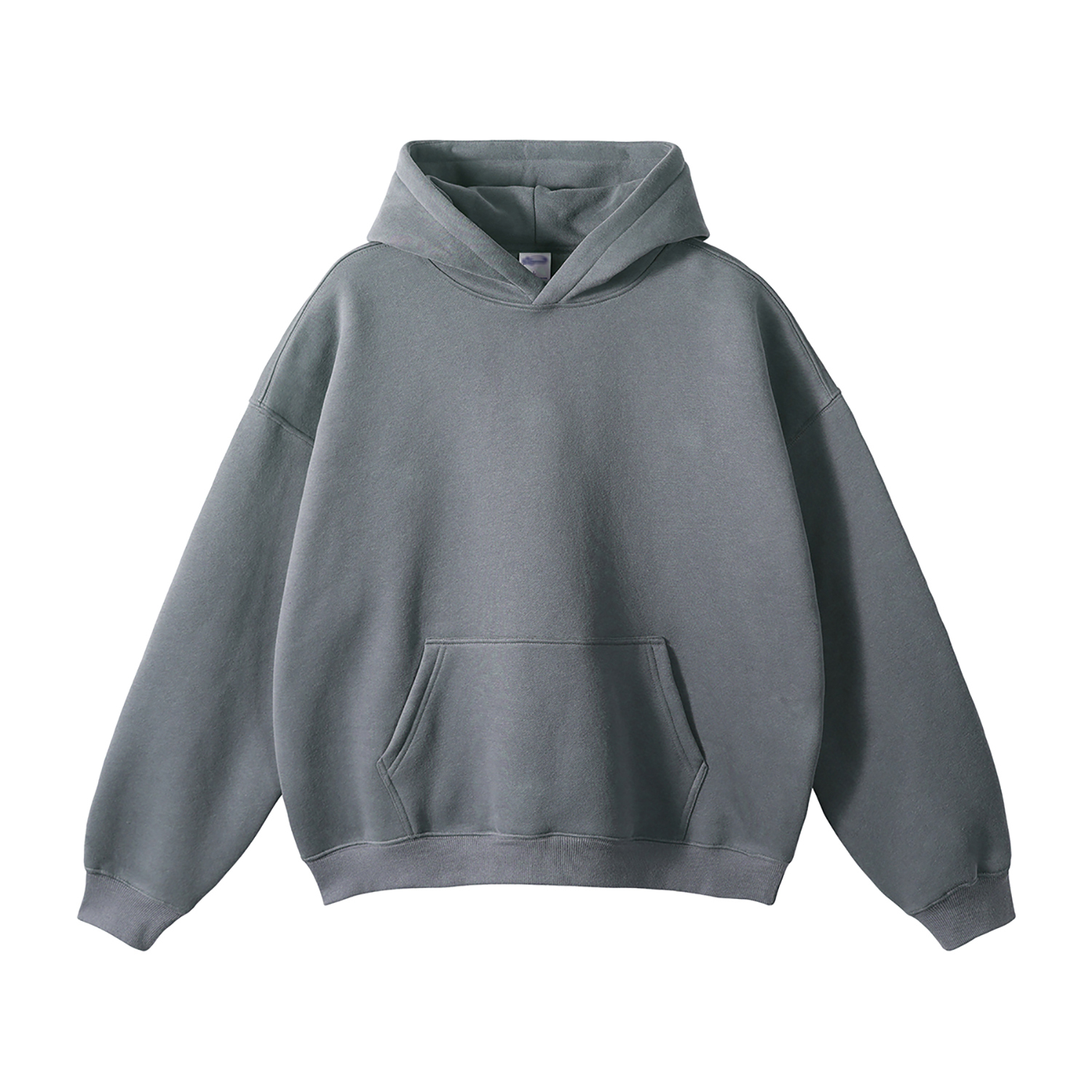 Streetwear Oversized Solid Color Fleece Hoodie | Dropshipping-38