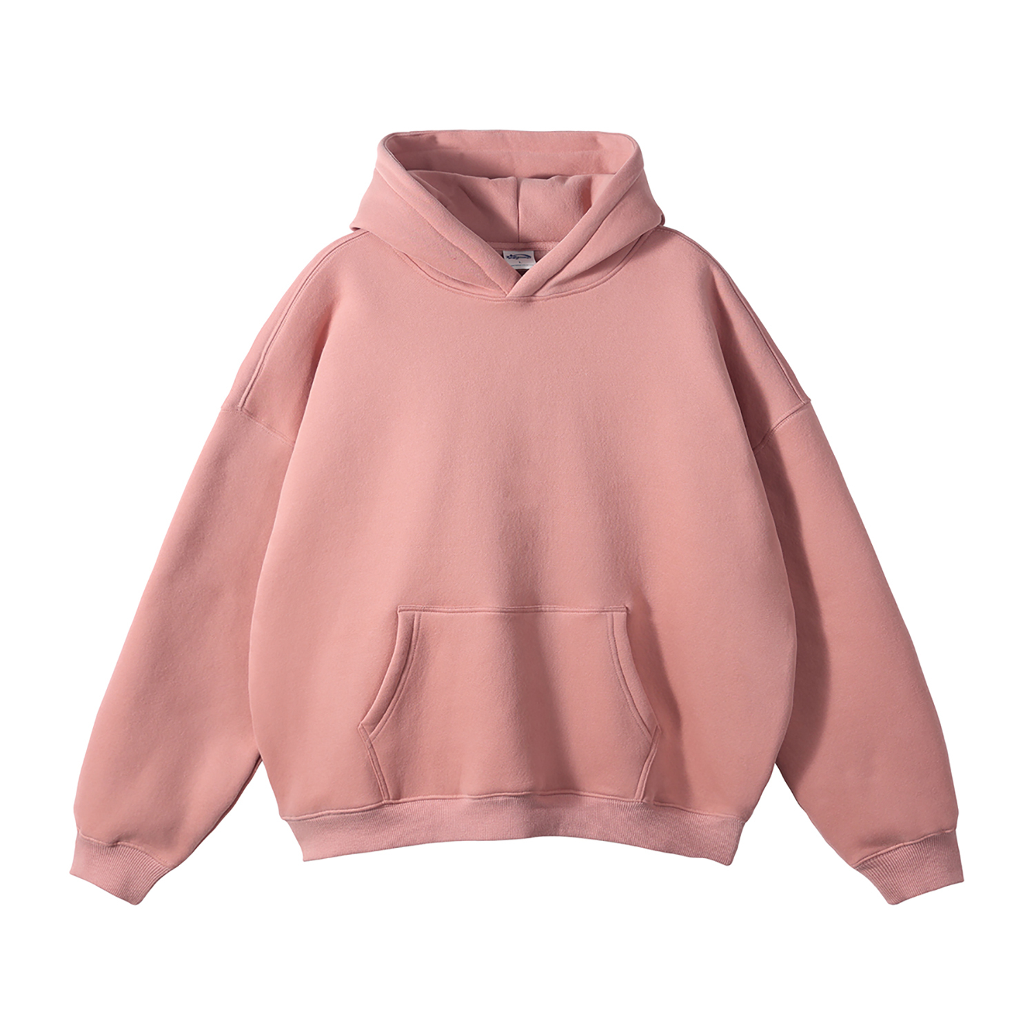 Streetwear Oversized Solid Color Fleece Hoodie | Dropshipping-28