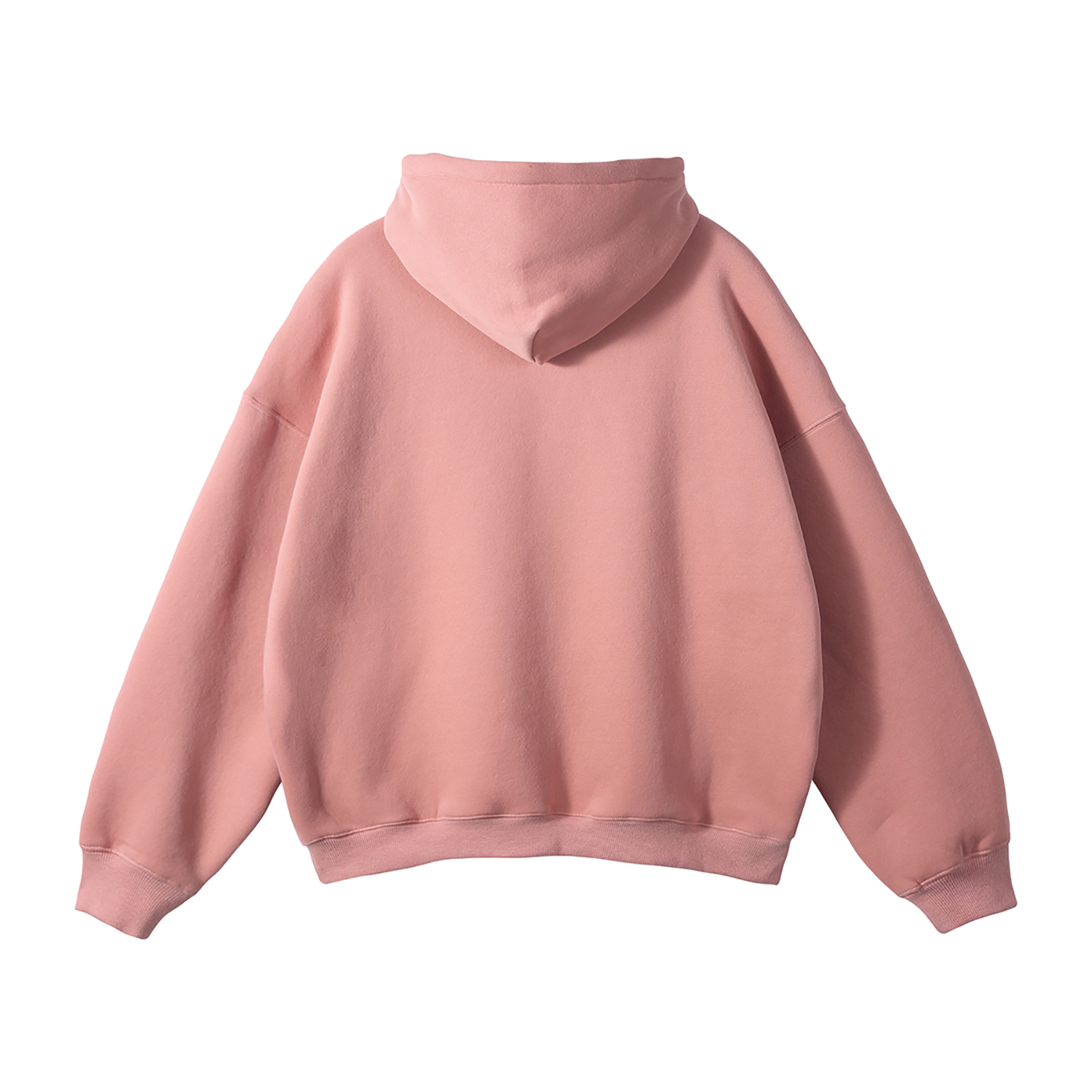 Streetwear Oversized Solid Color Fleece Hoodie | Dropshipping-29