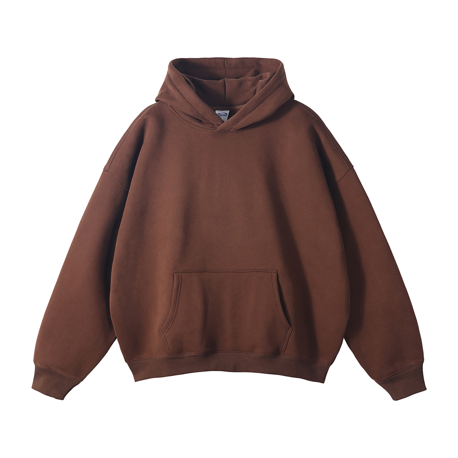 Streetwear Oversized Solid Color Fleece Hoodie | Dropshipping-48