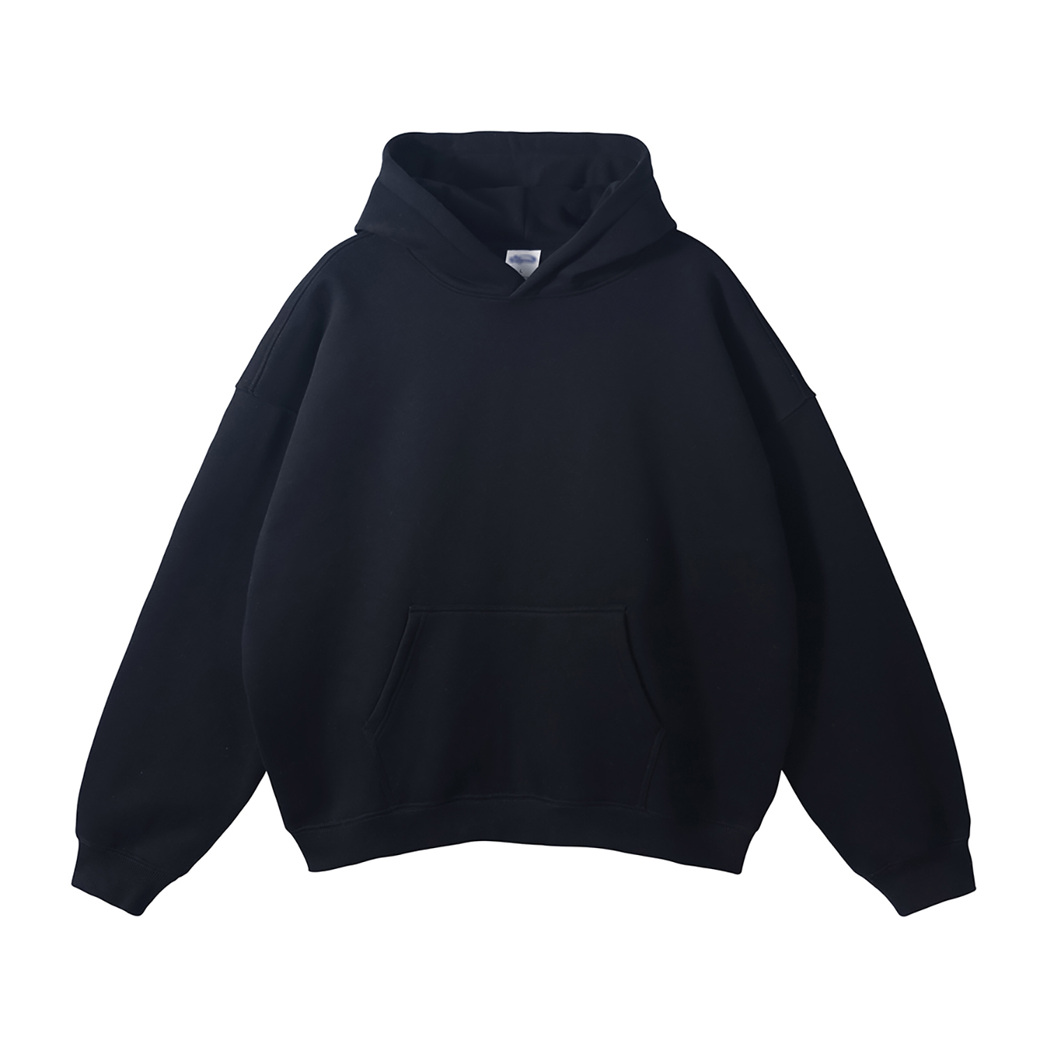 Streetwear Oversized Solid Color Fleece Hoodie | Dropshipping-56