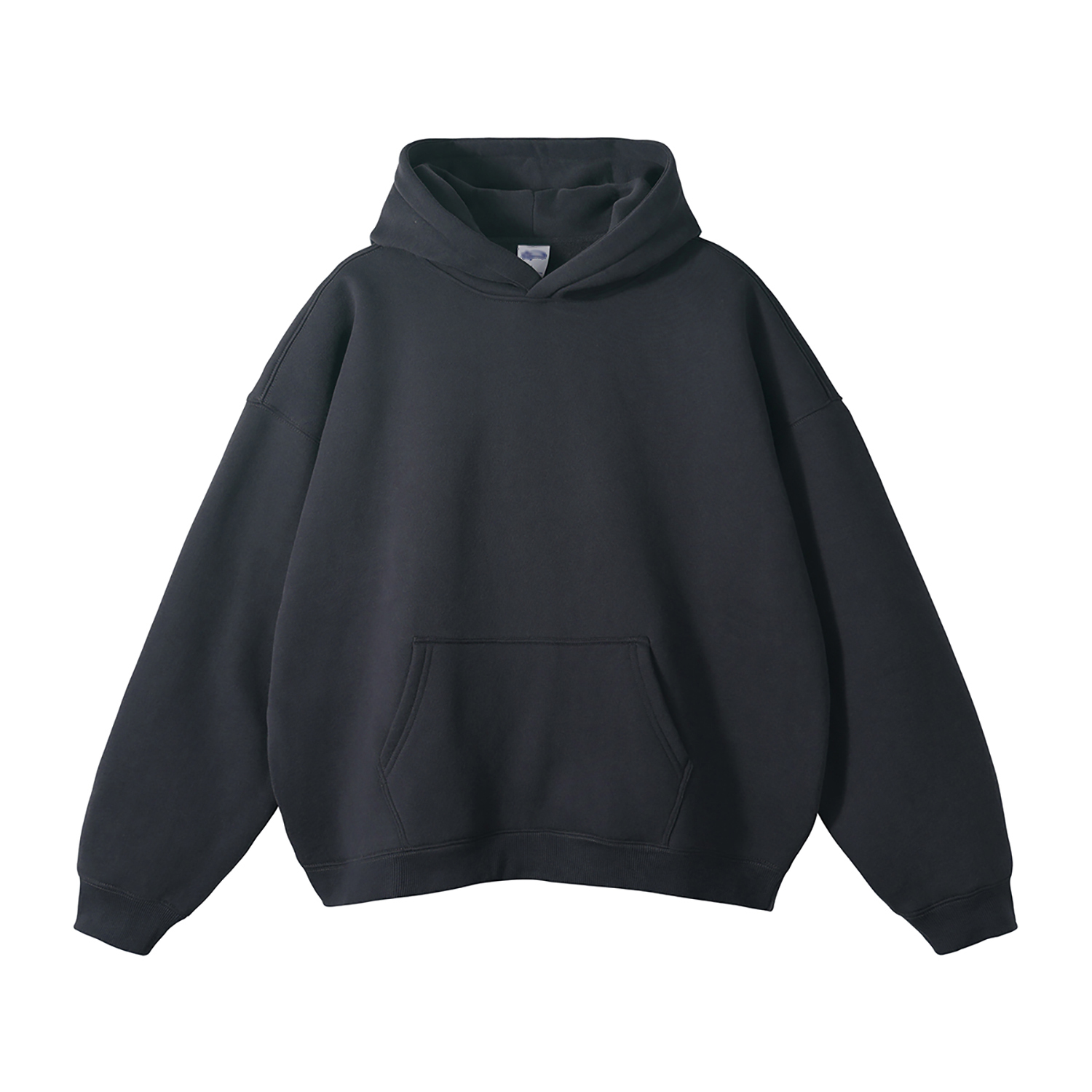 Streetwear Oversized Solid Color Fleece Hoodie | Dropshipping-52