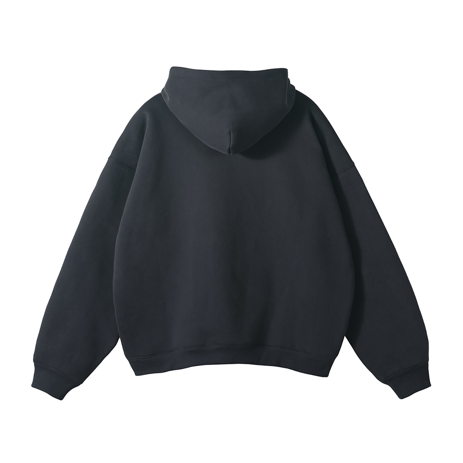 Streetwear Oversized Solid Color Fleece Hoodie | Dropshipping-53