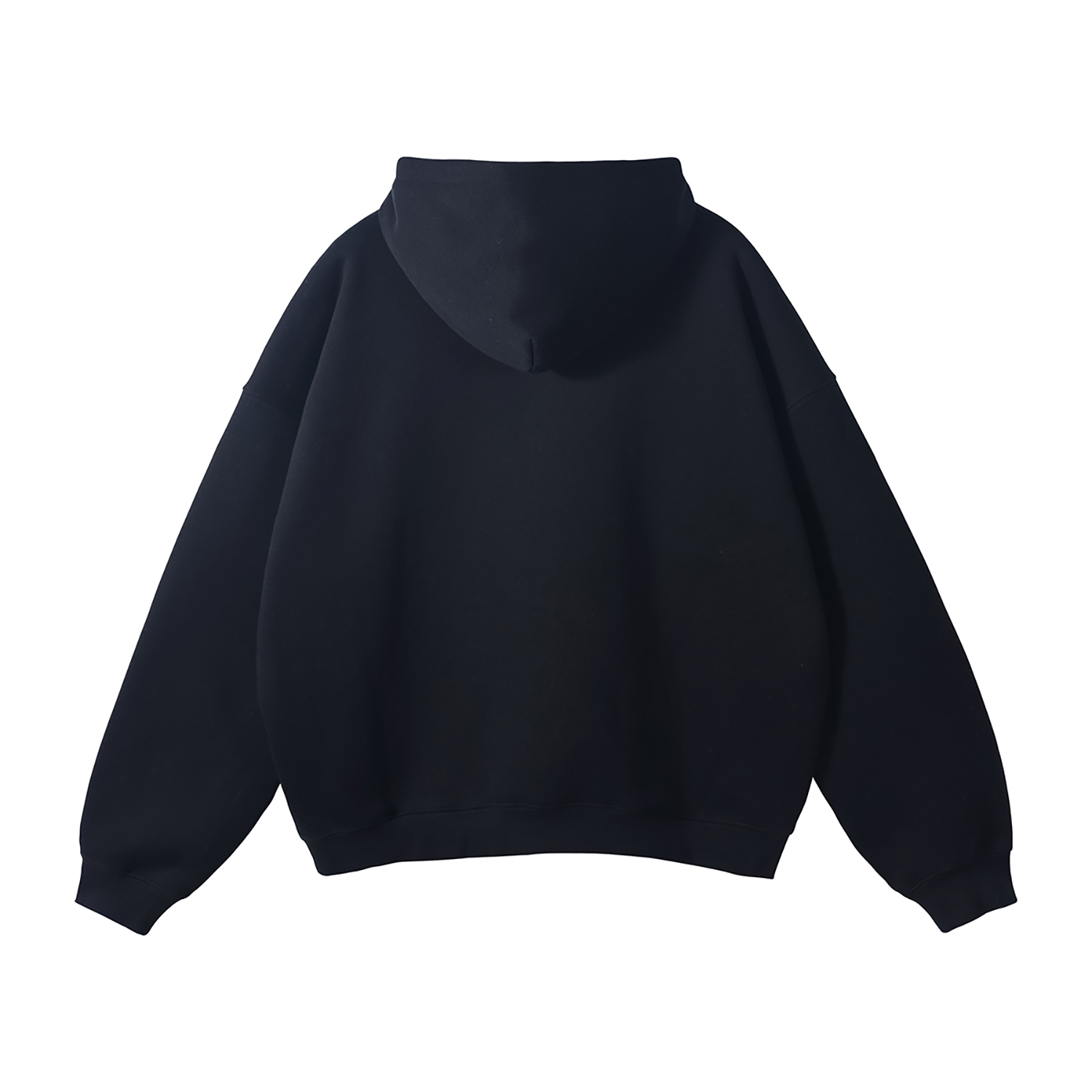 Streetwear Oversized Solid Color Fleece Hoodie | Dropshipping-57