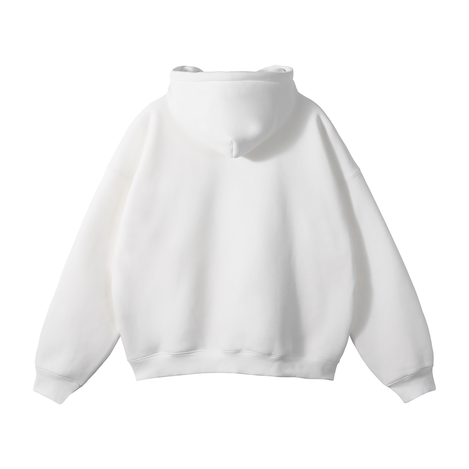 Streetwear Oversized Solid Color Fleece Hoodie | Dropshipping-23