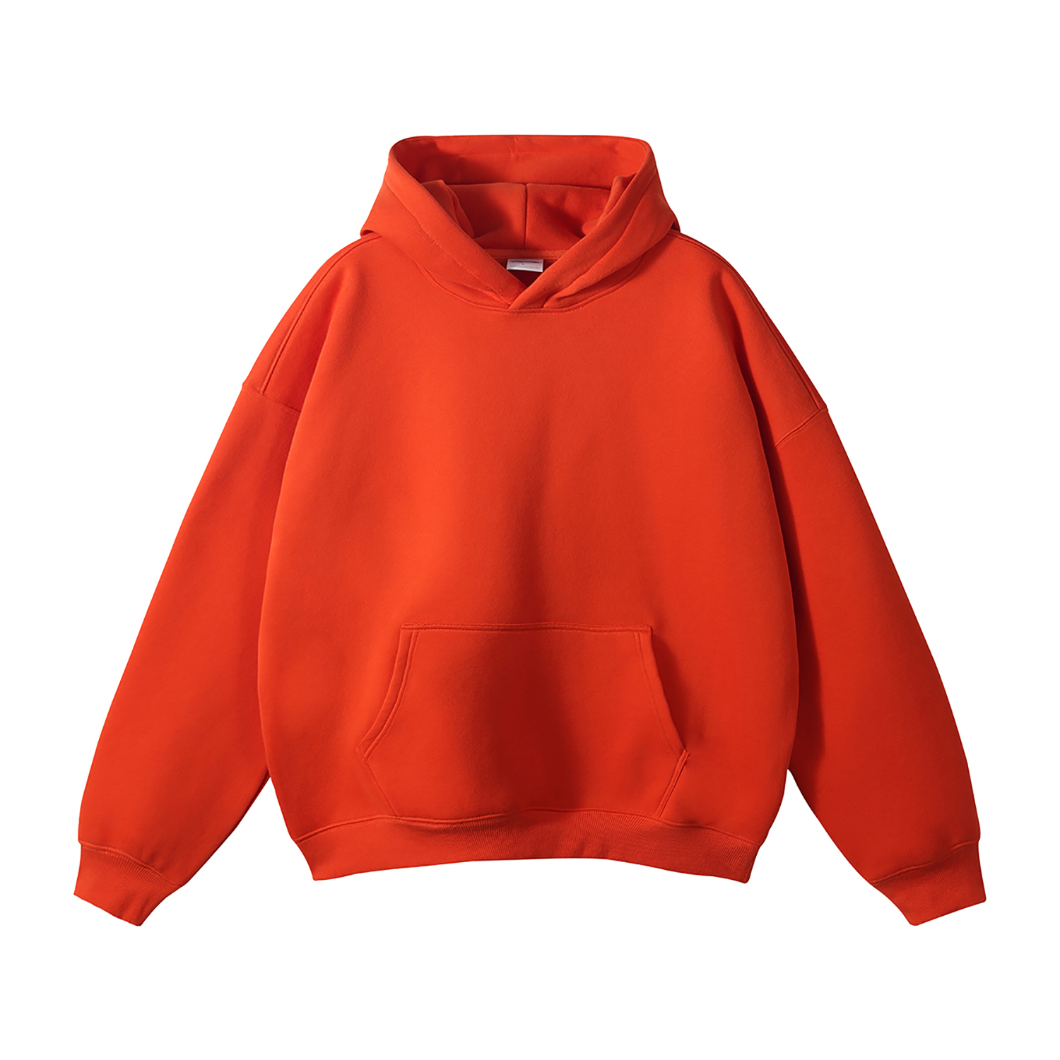 Streetwear Oversized Solid Color Fleece Hoodie | Dropshipping-40