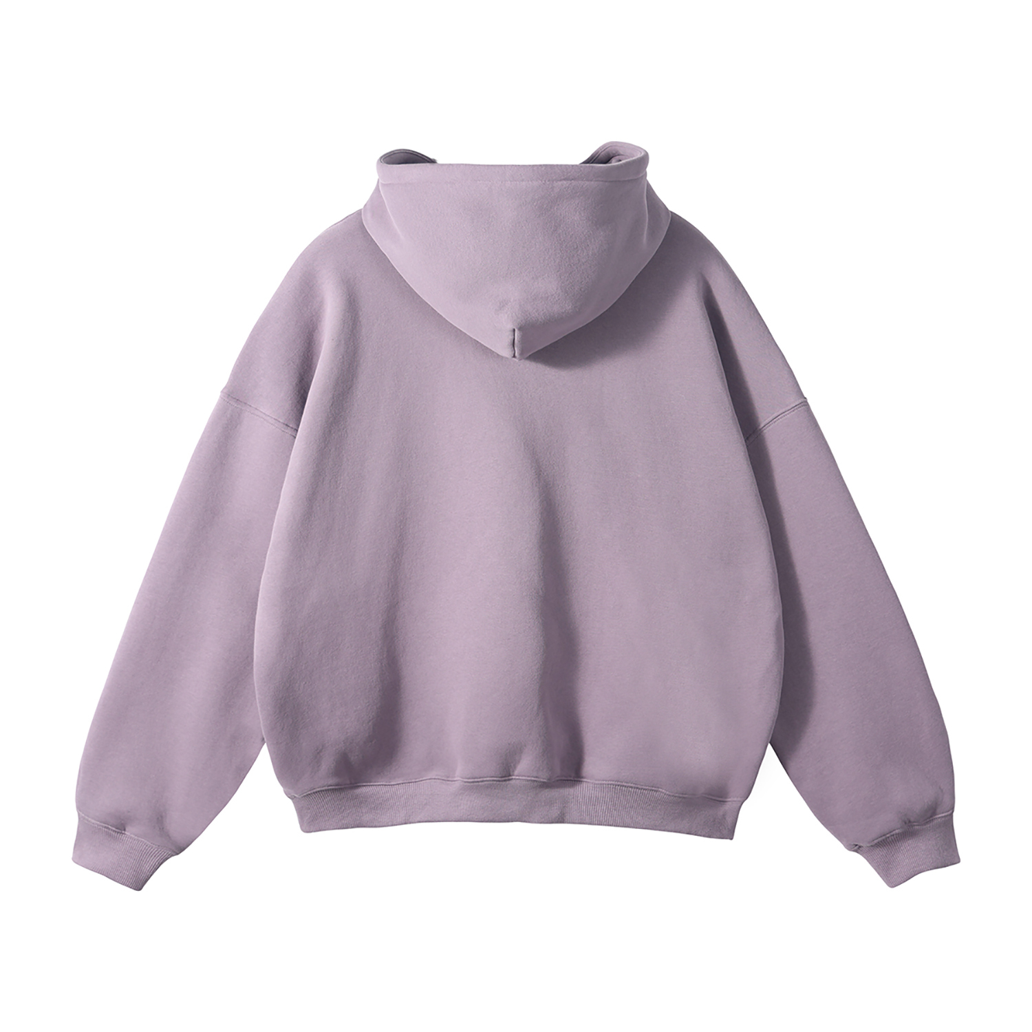 Streetwear Oversized Solid Color Fleece Hoodie | Dropshipping-31