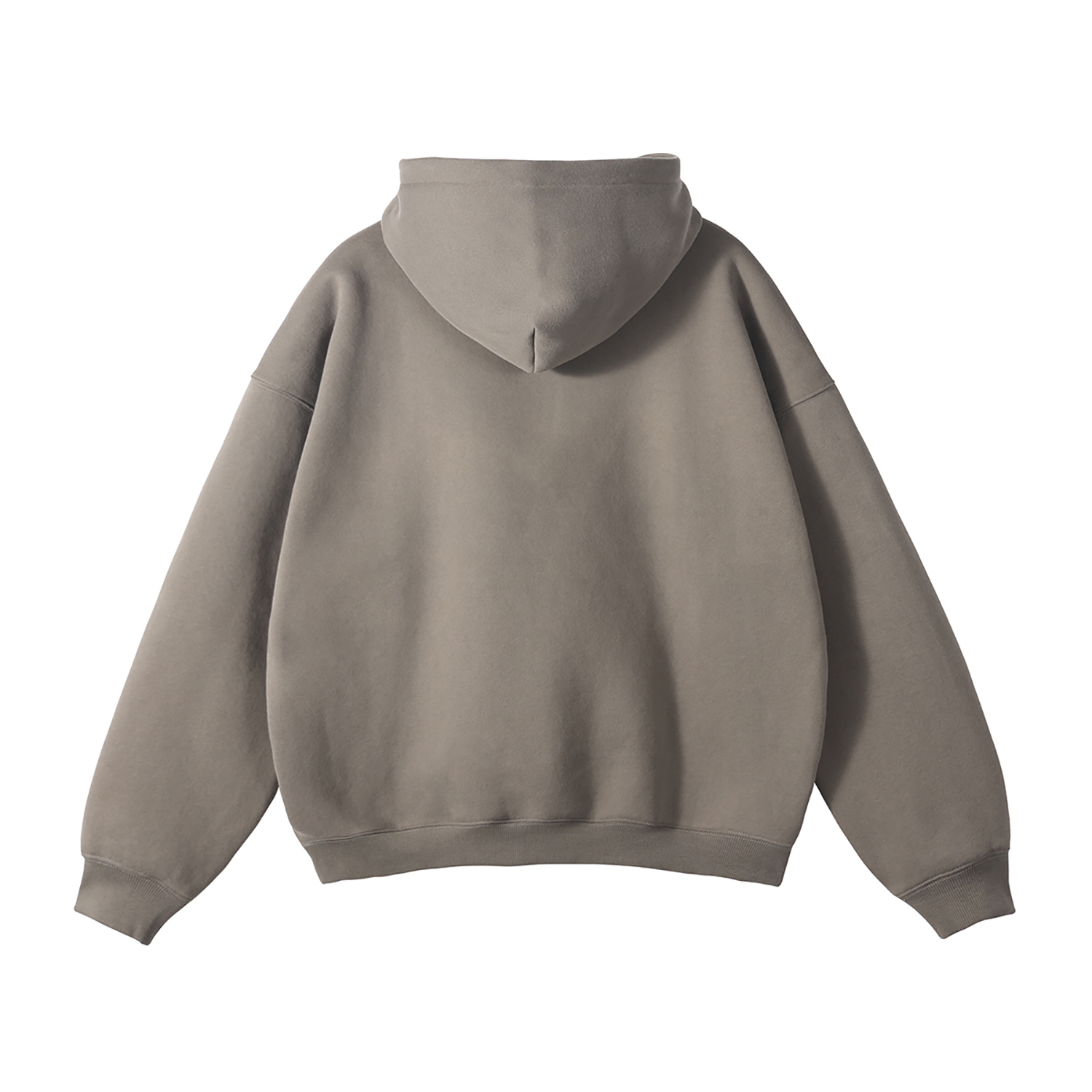 Streetwear Oversized Solid Color Fleece Hoodie | Dropshipping-37