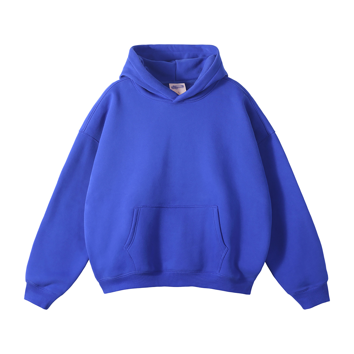 Streetwear Oversized Solid Color Fleece Hoodie | Dropshipping-44
